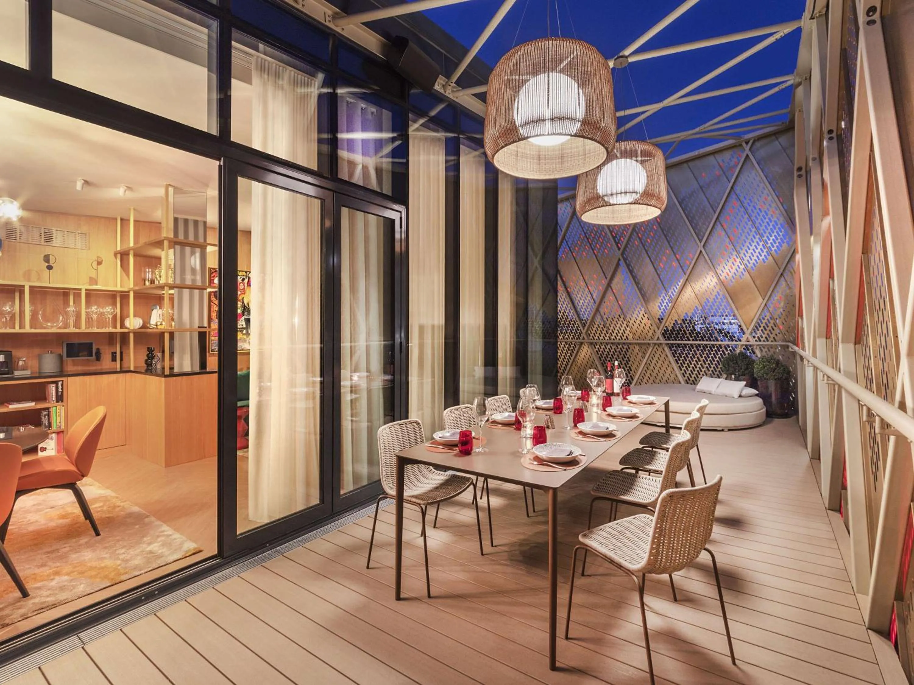 Bedroom in Hard Rock Hotel Budapest