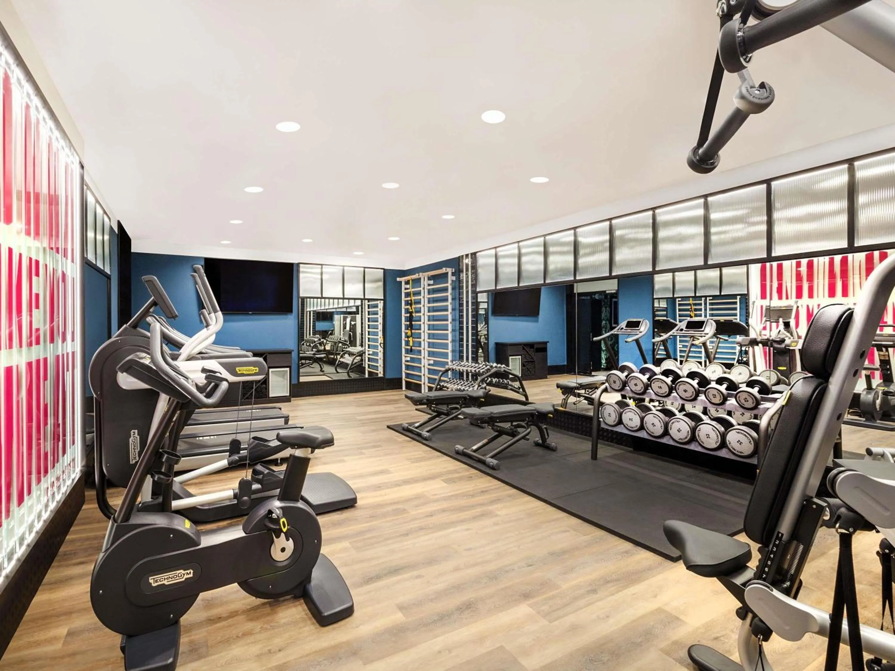 Fitness centre/facilities in Pullman Budapest