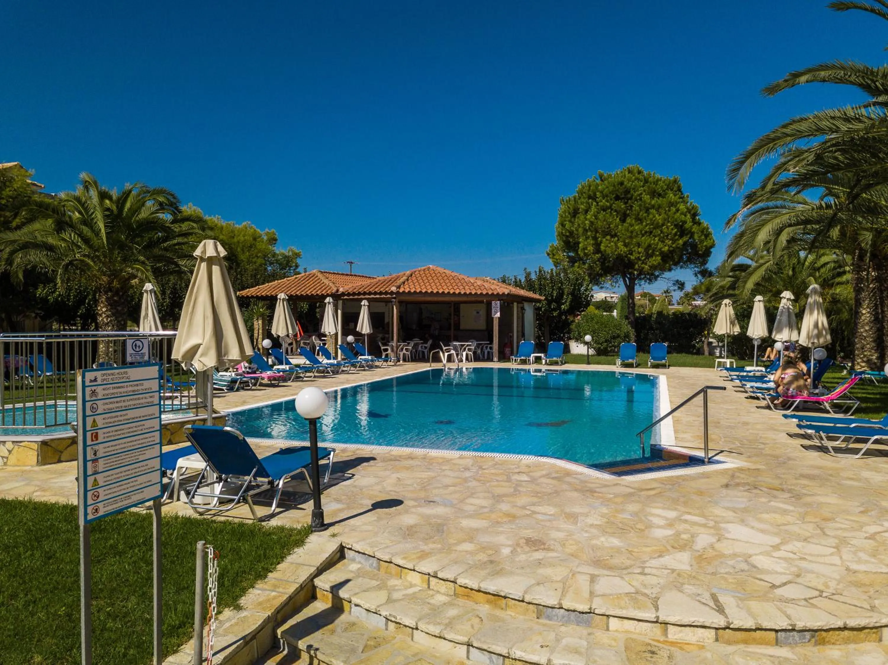 Swimming pool in Kalidonio Studios Zante