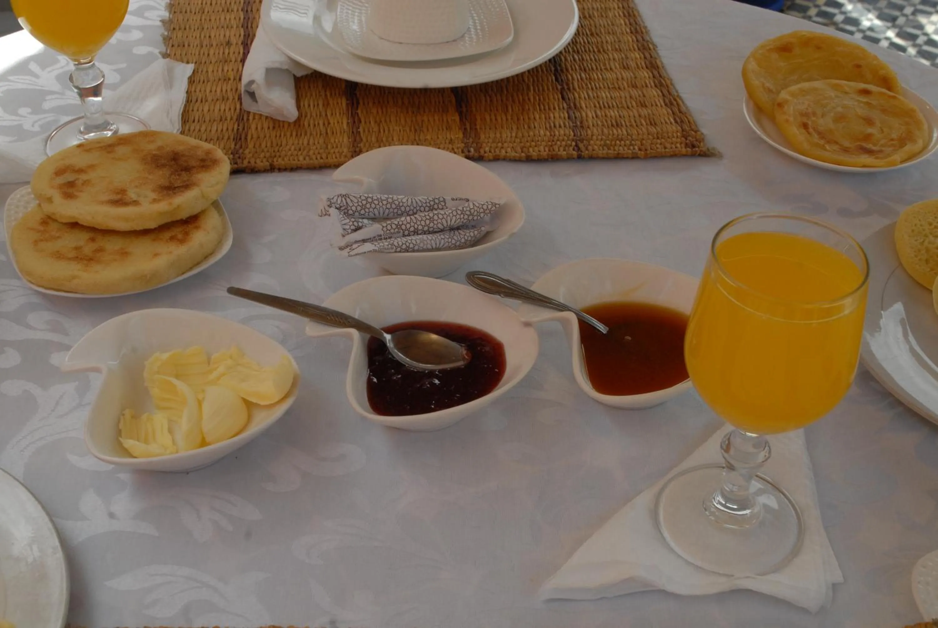 Breakfast in Riad Hôtel Belleville Marrakech