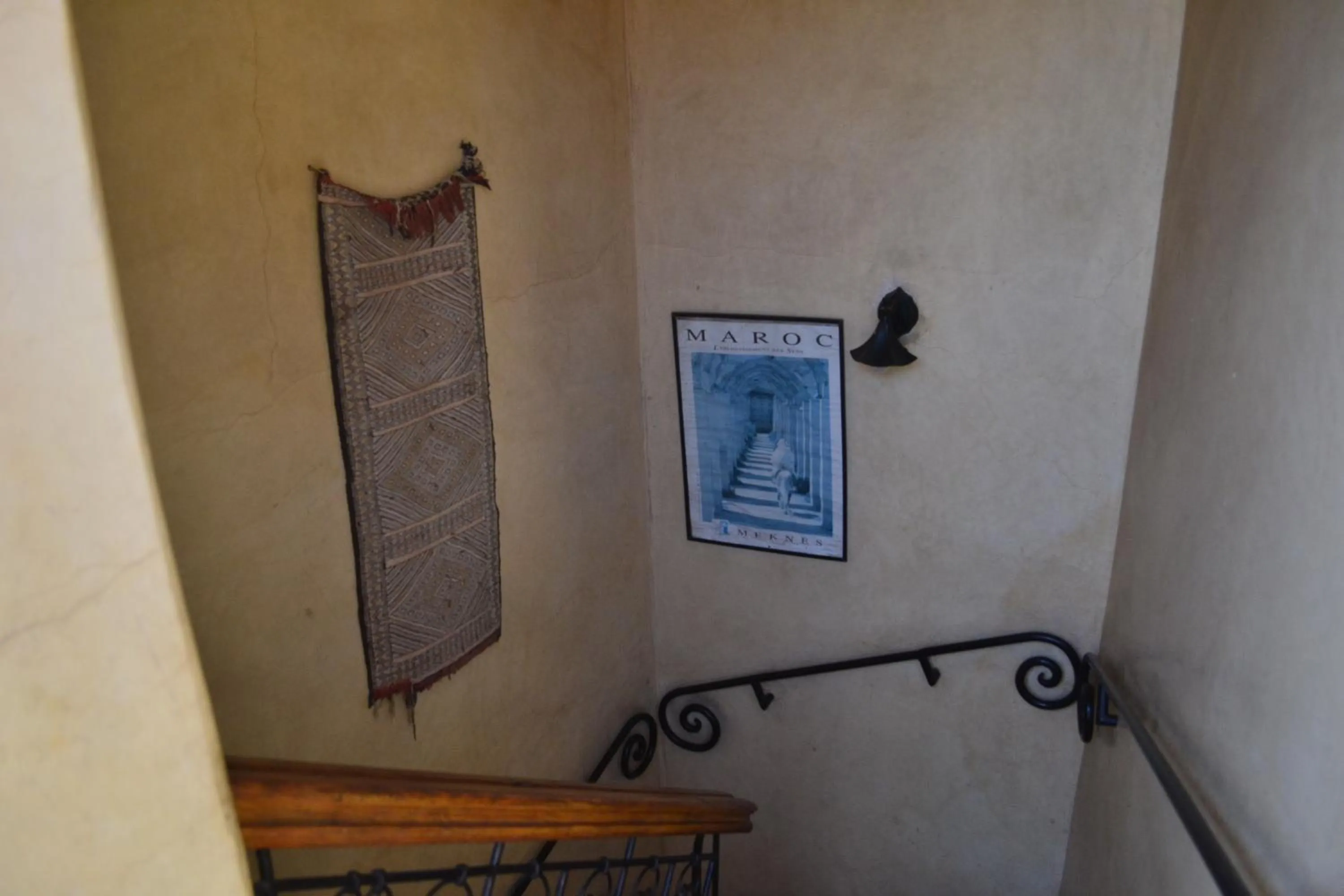 Decorative detail in Riad Hôtel Belleville Marrakech