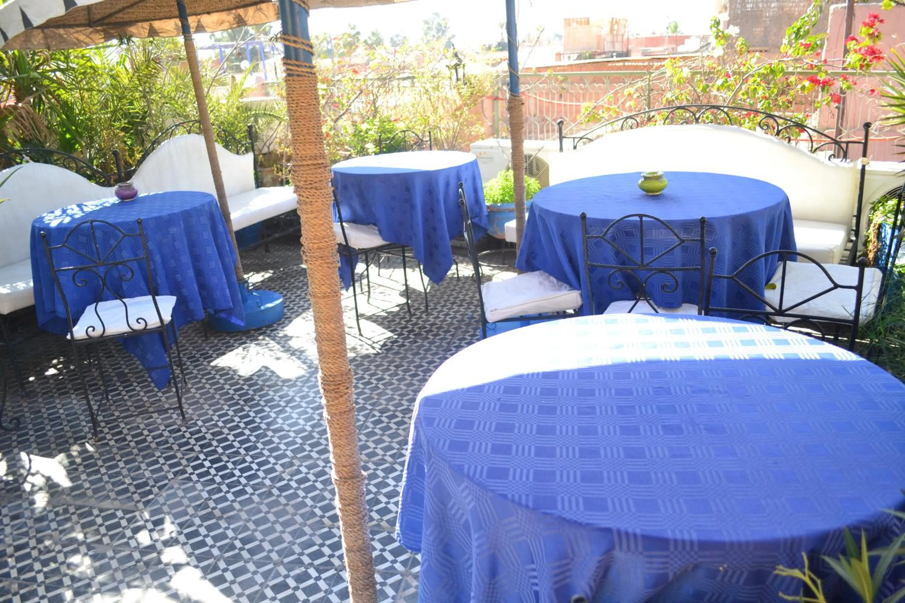 Patio in Riad Hôtel Belleville Marrakech