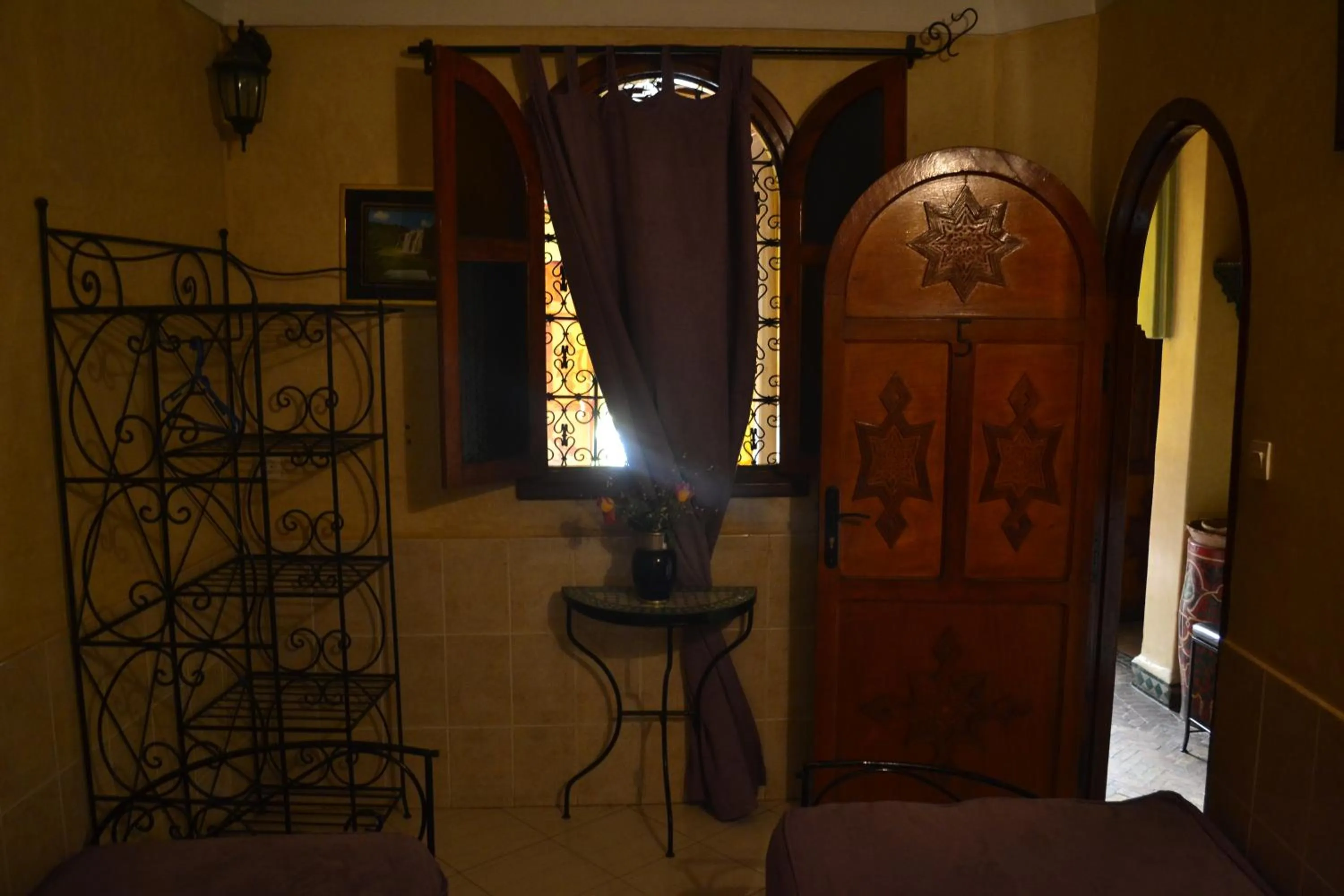 Decorative detail in Riad Hôtel Belleville Marrakech