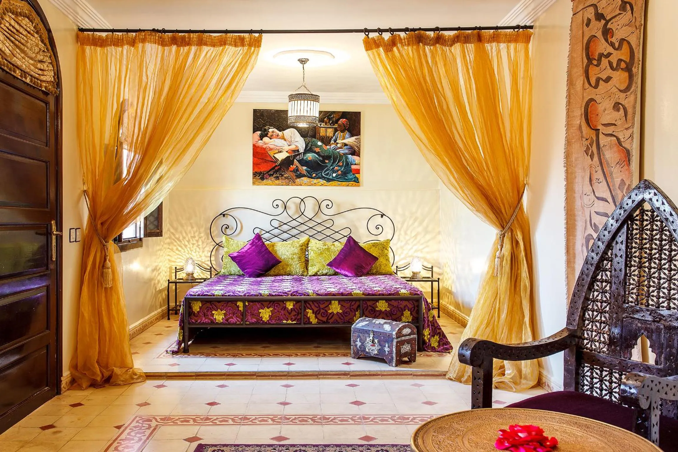 Bedroom, Bed in Riad La Kahana