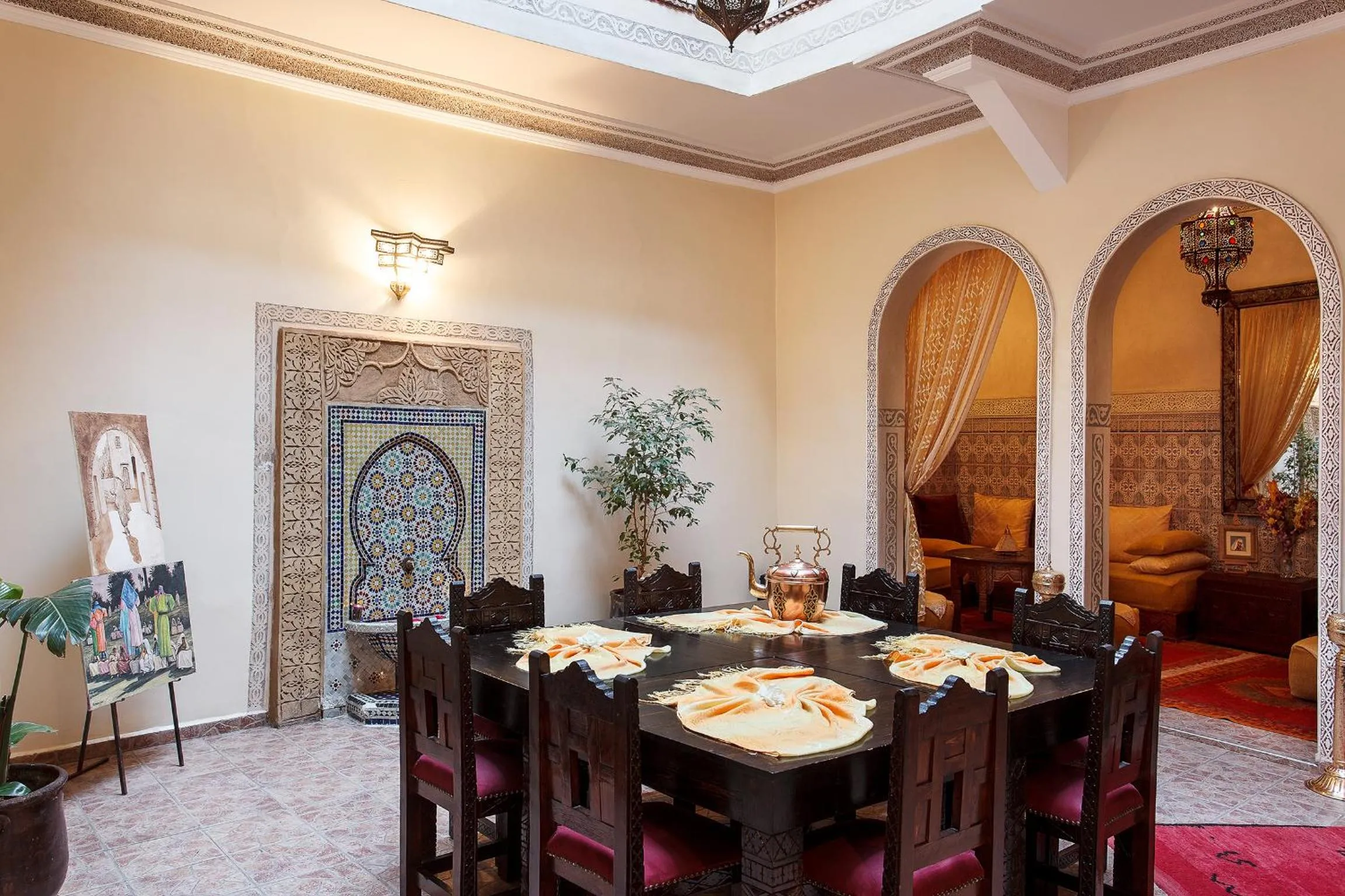 Lobby or reception in Riad La Kahana