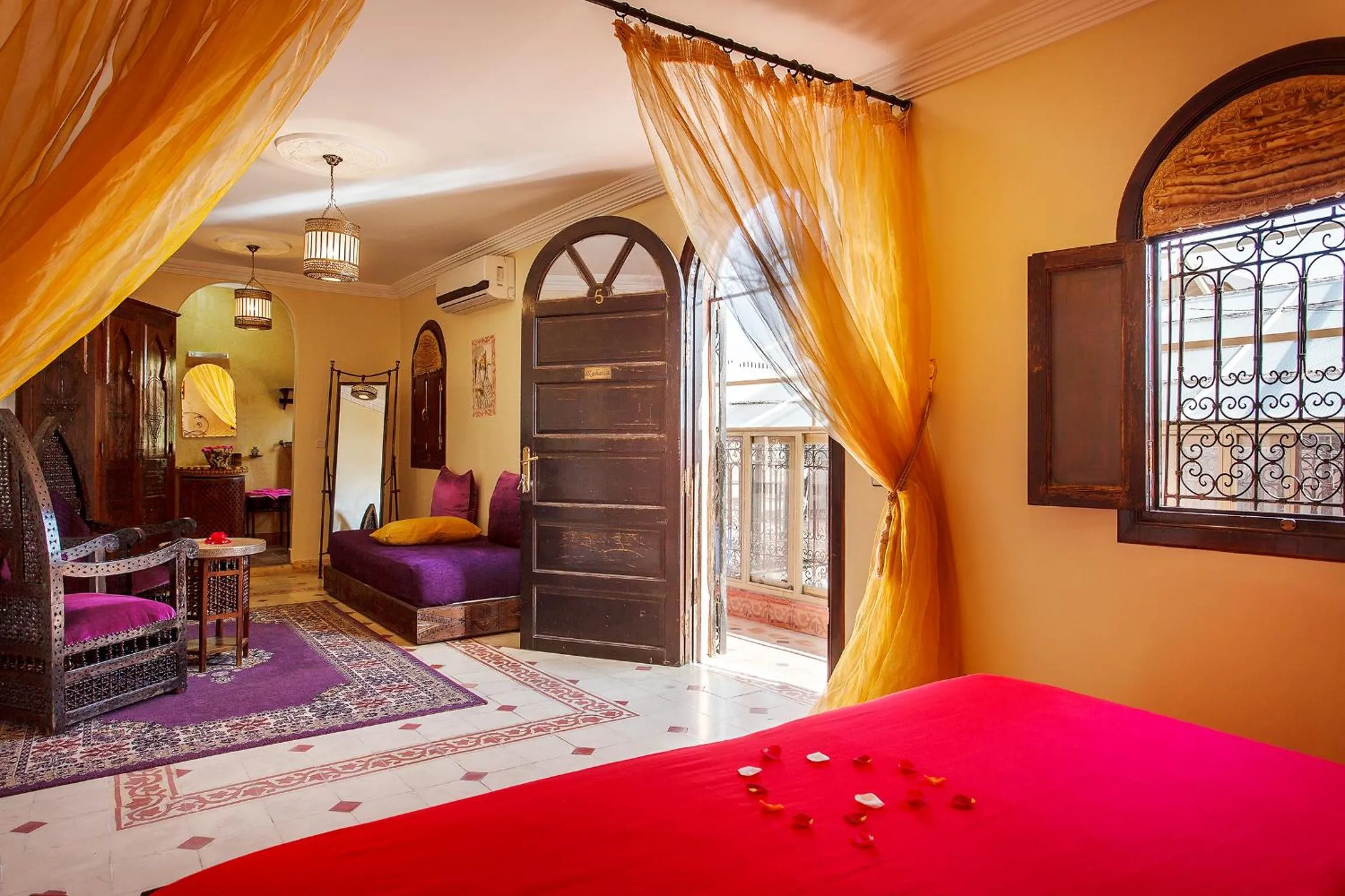 Bedroom, Bed in Riad La Kahana