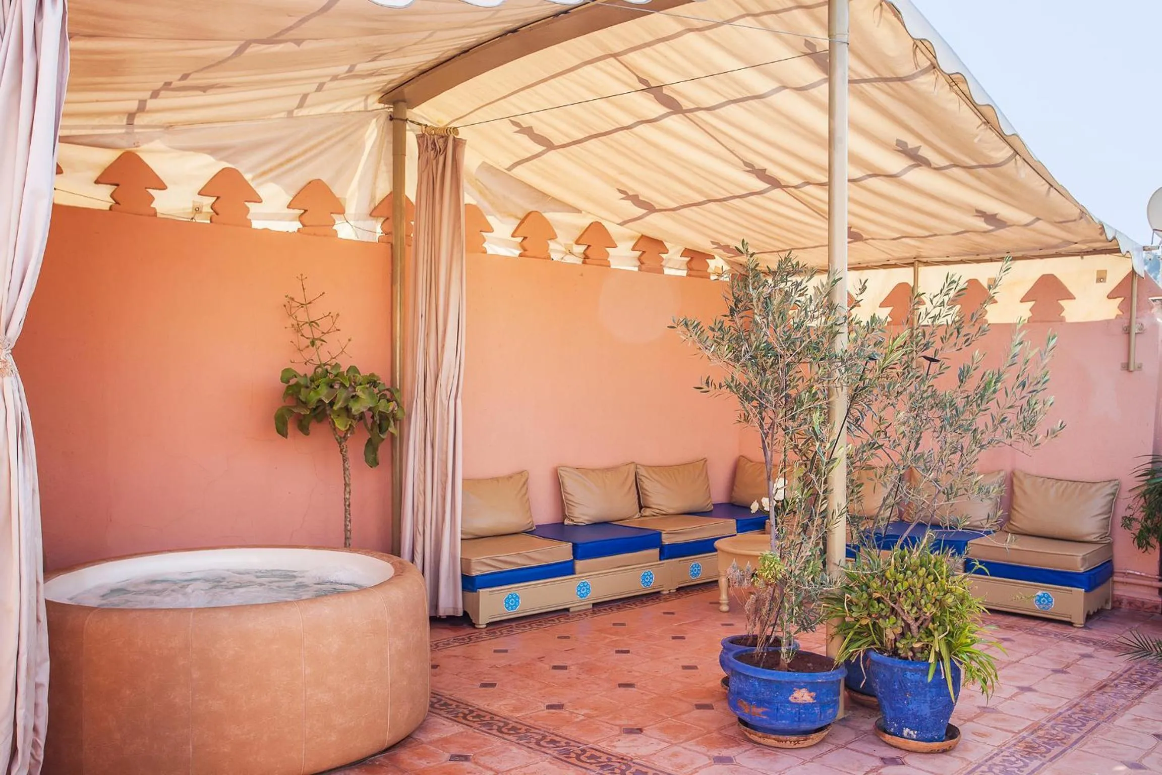 Patio in Riad La Kahana