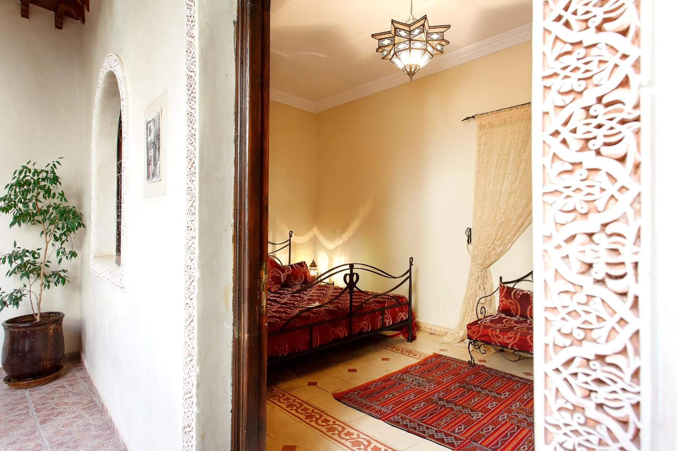 Bedroom, Bed in Riad La Kahana