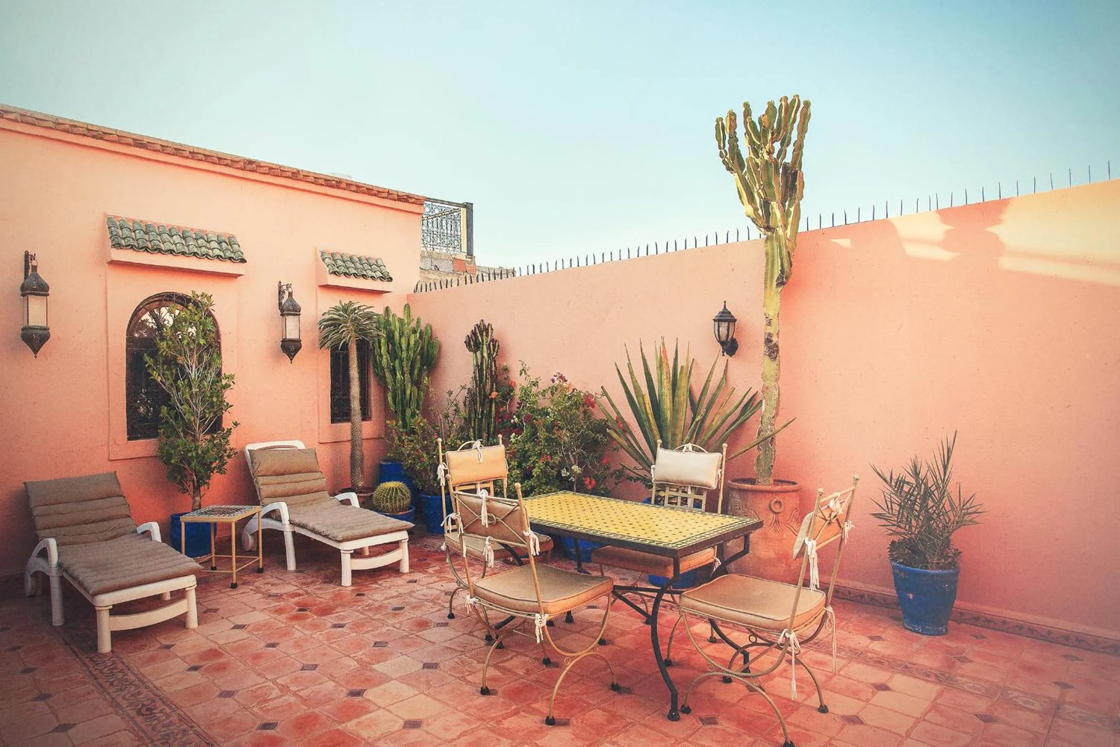 Patio in Riad La Kahana