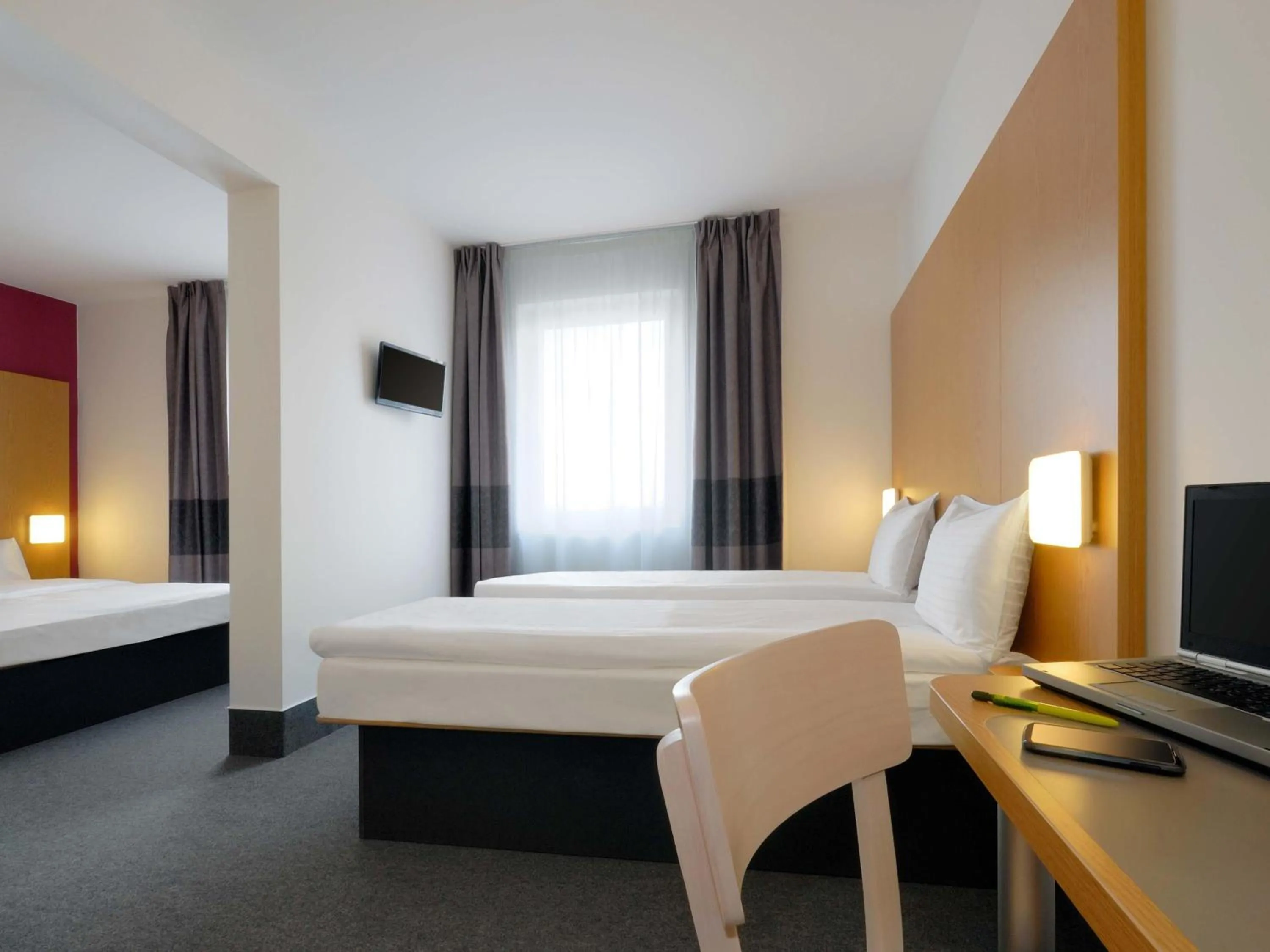 Photo of the whole room, Bed in B&B Hotel Prague City