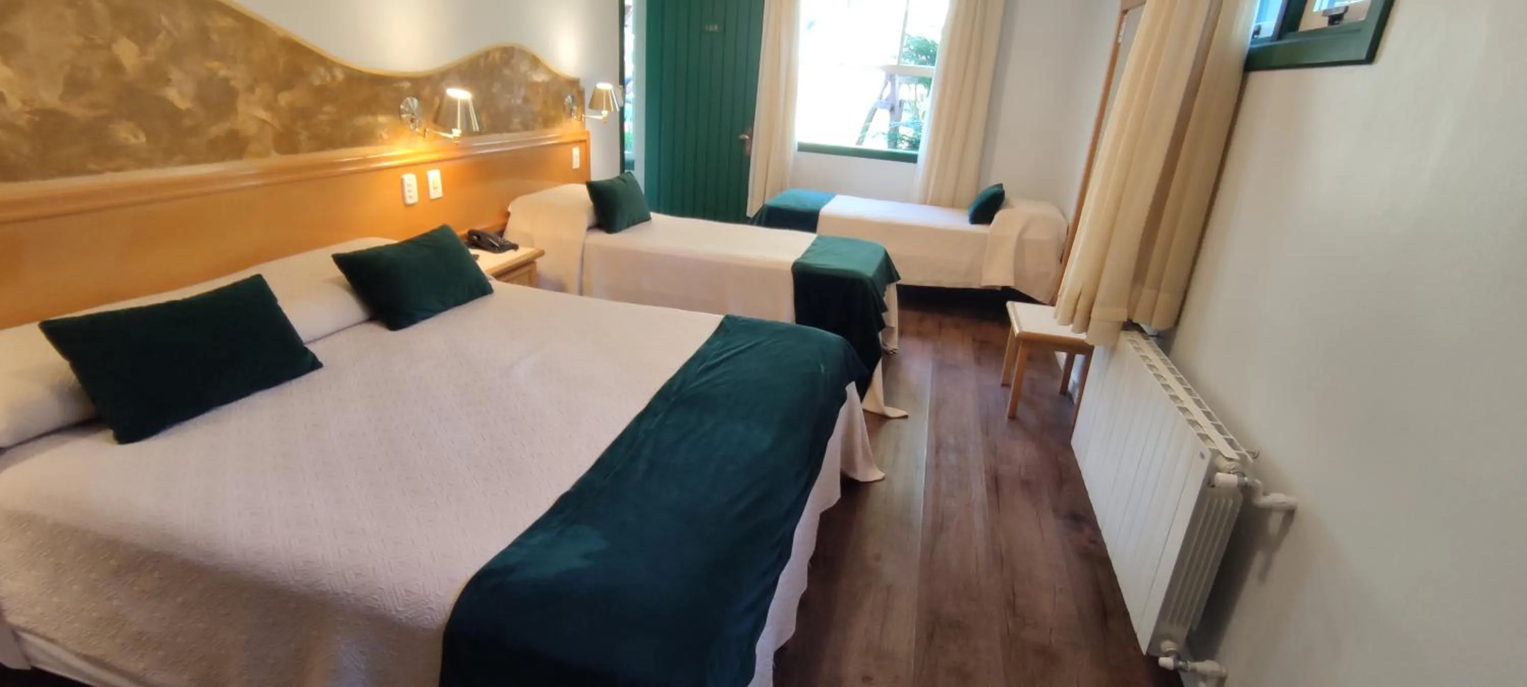 Bed in Hotel Vovó Carolina