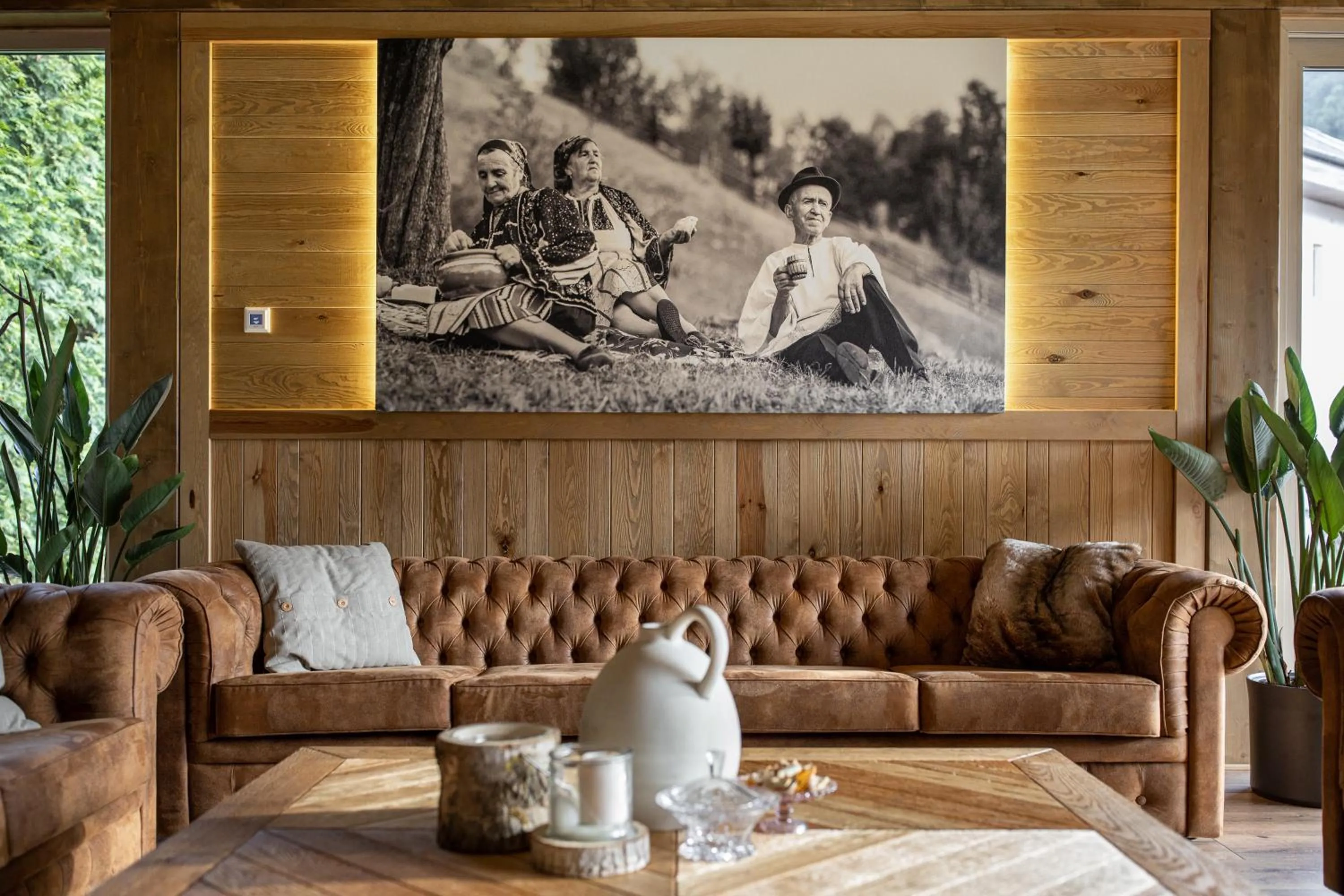 Living room in Zara Chalet