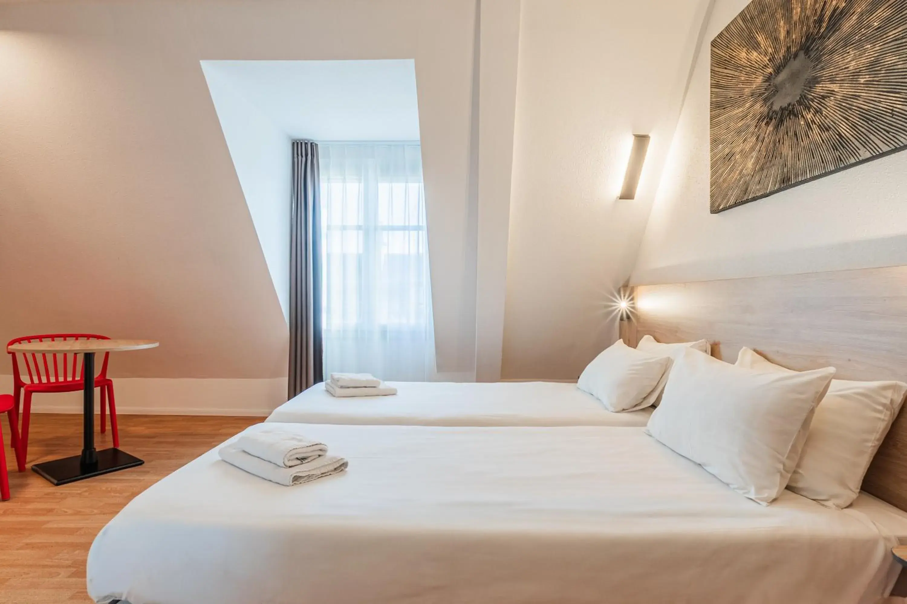 Bed in Residhotel Mulhouse Centre Bed in Residhotel Mulhouse Centre