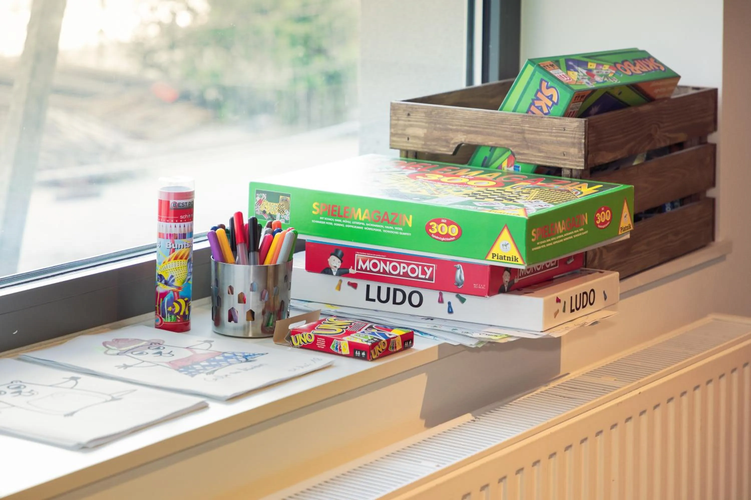 Communal lounge/ TV room in Hostel Marmota