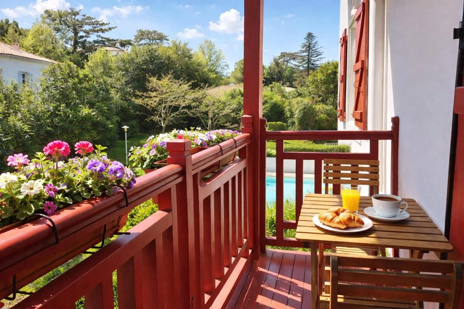 Balcony/Terrace in Hotel Villa Catarie