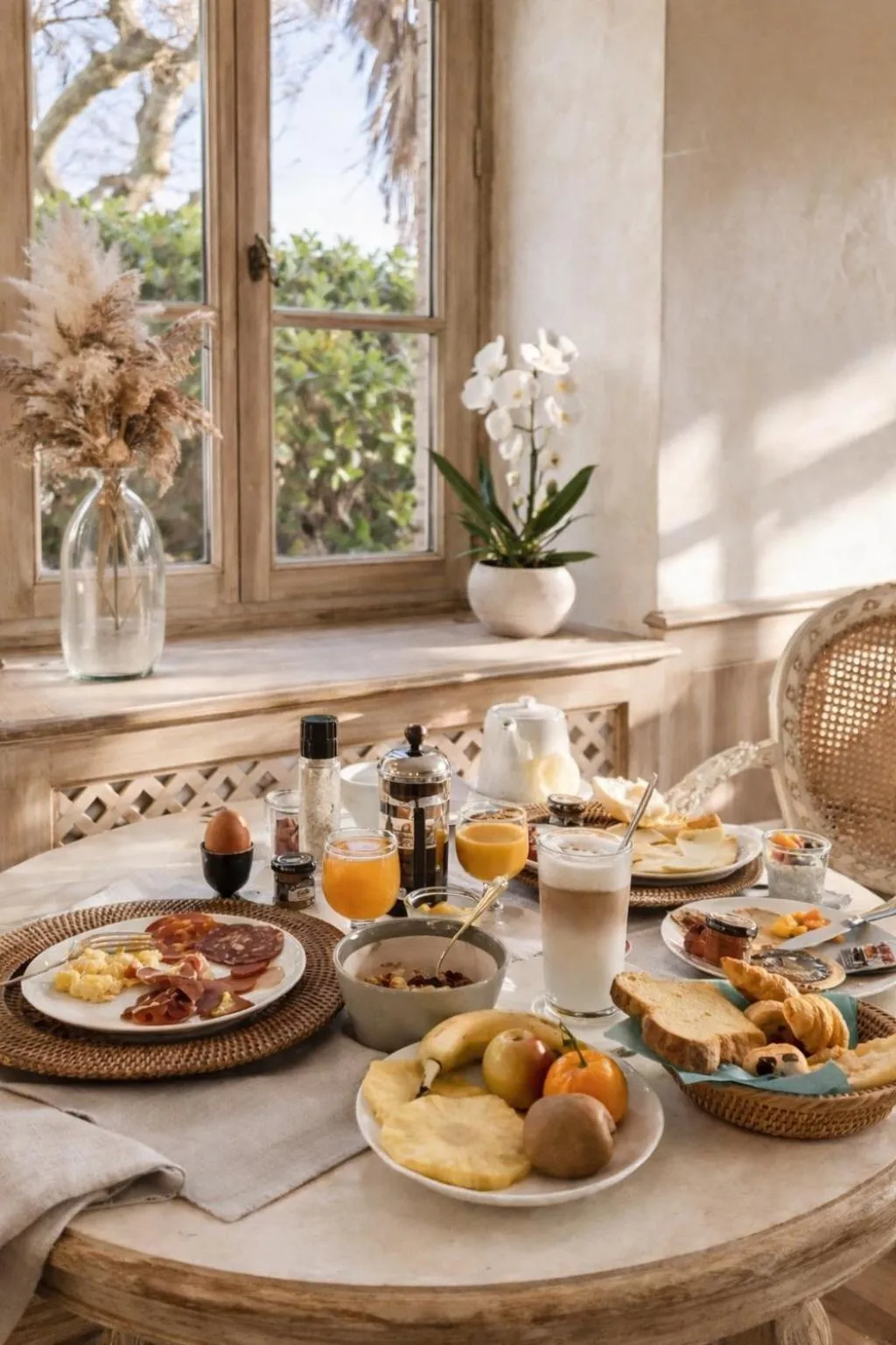 Buffet breakfast in Hotel Villa Catarie