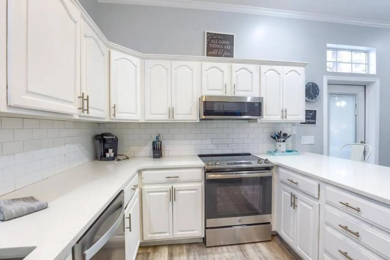Kitchen or kitchenette in Casa Palmera