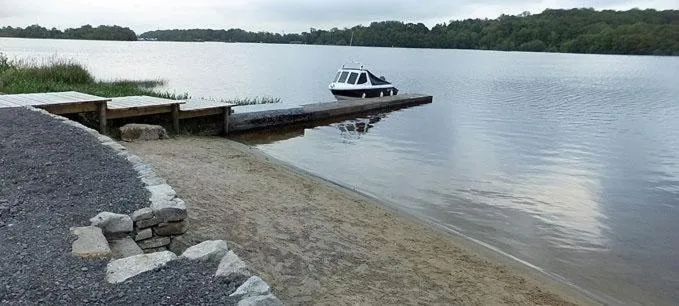Beach in Platinum Lakeside Lodge at Mullans Bay