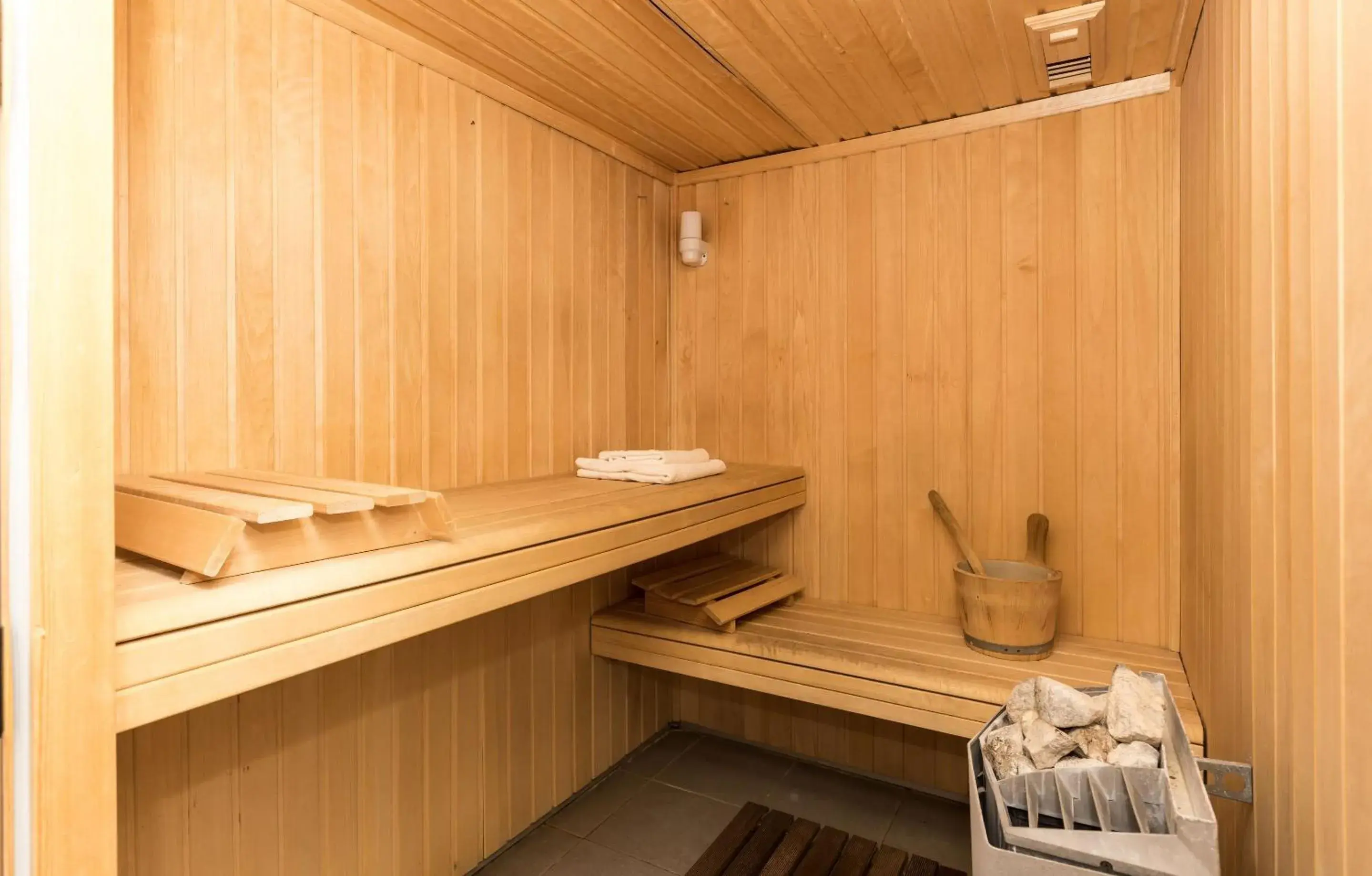 Sauna in Résidence Odalys Les Chalets d'Evian Sauna in Résidence Odalys Les Chalets d'Evian