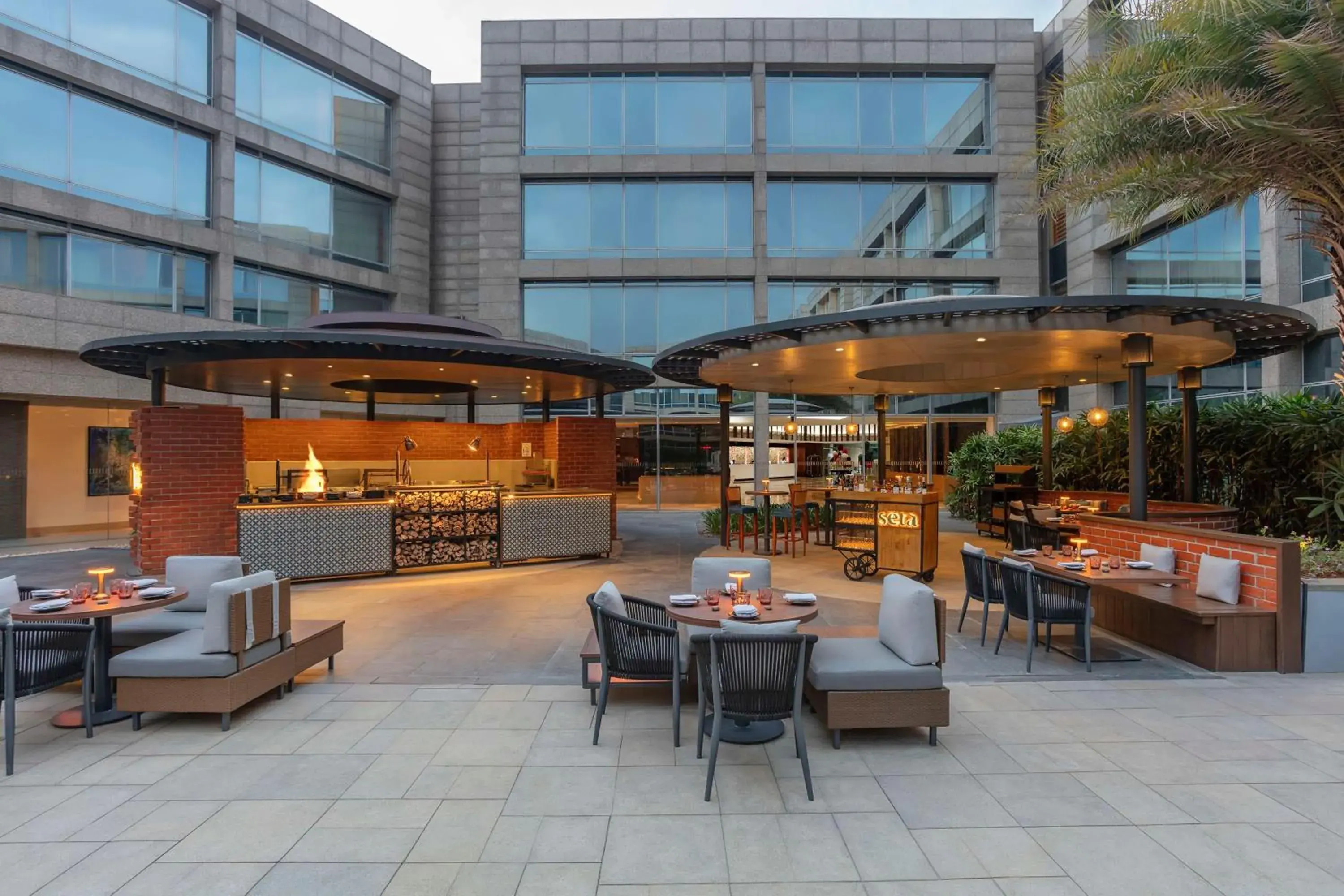 Restaurant/places to eat in Hilton Bangalore Embassy GolfLinks Restaurant/places to eat in Hilton Bangalore Embassy GolfLinks