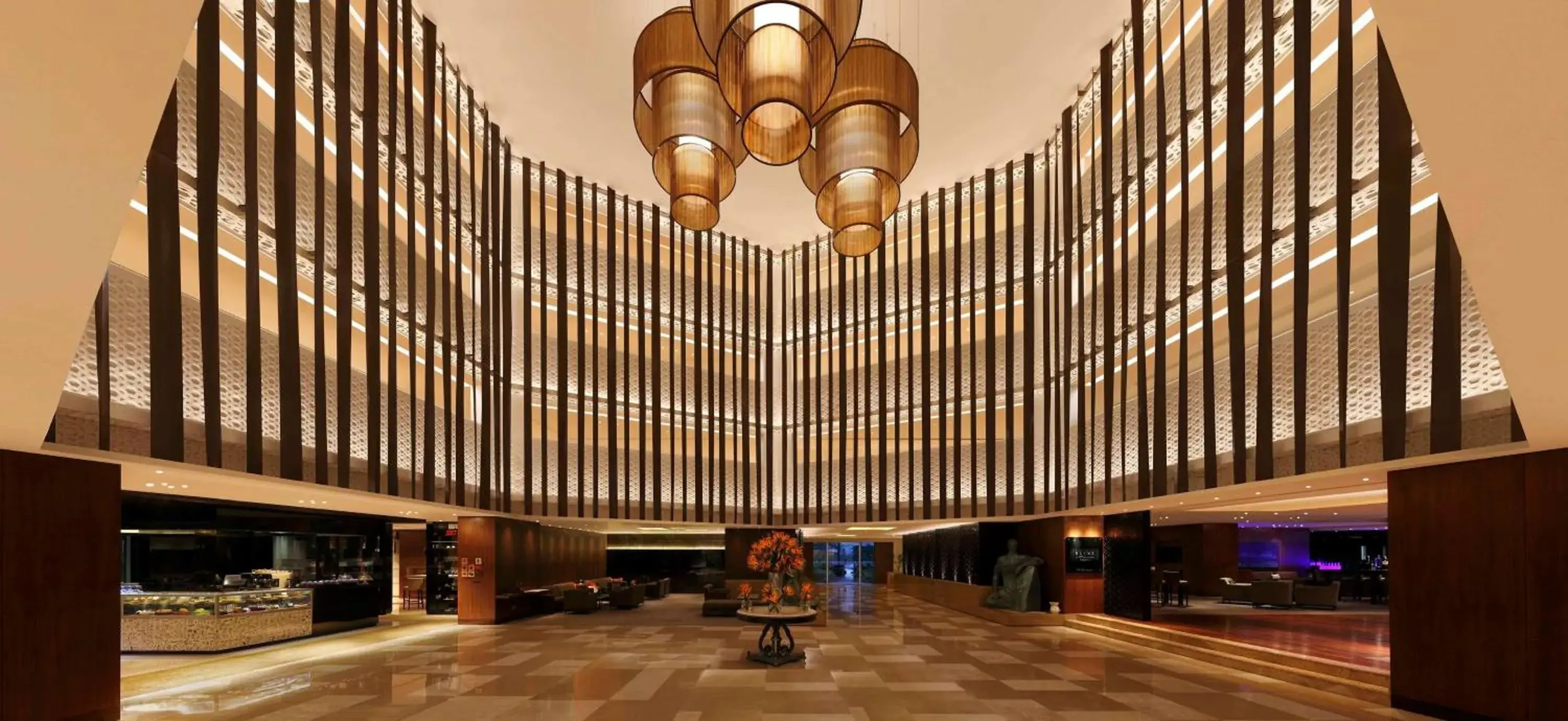 Lobby or reception in Hilton Bangalore Embassy GolfLinks Lobby or reception in Hilton Bangalore Embassy GolfLinks