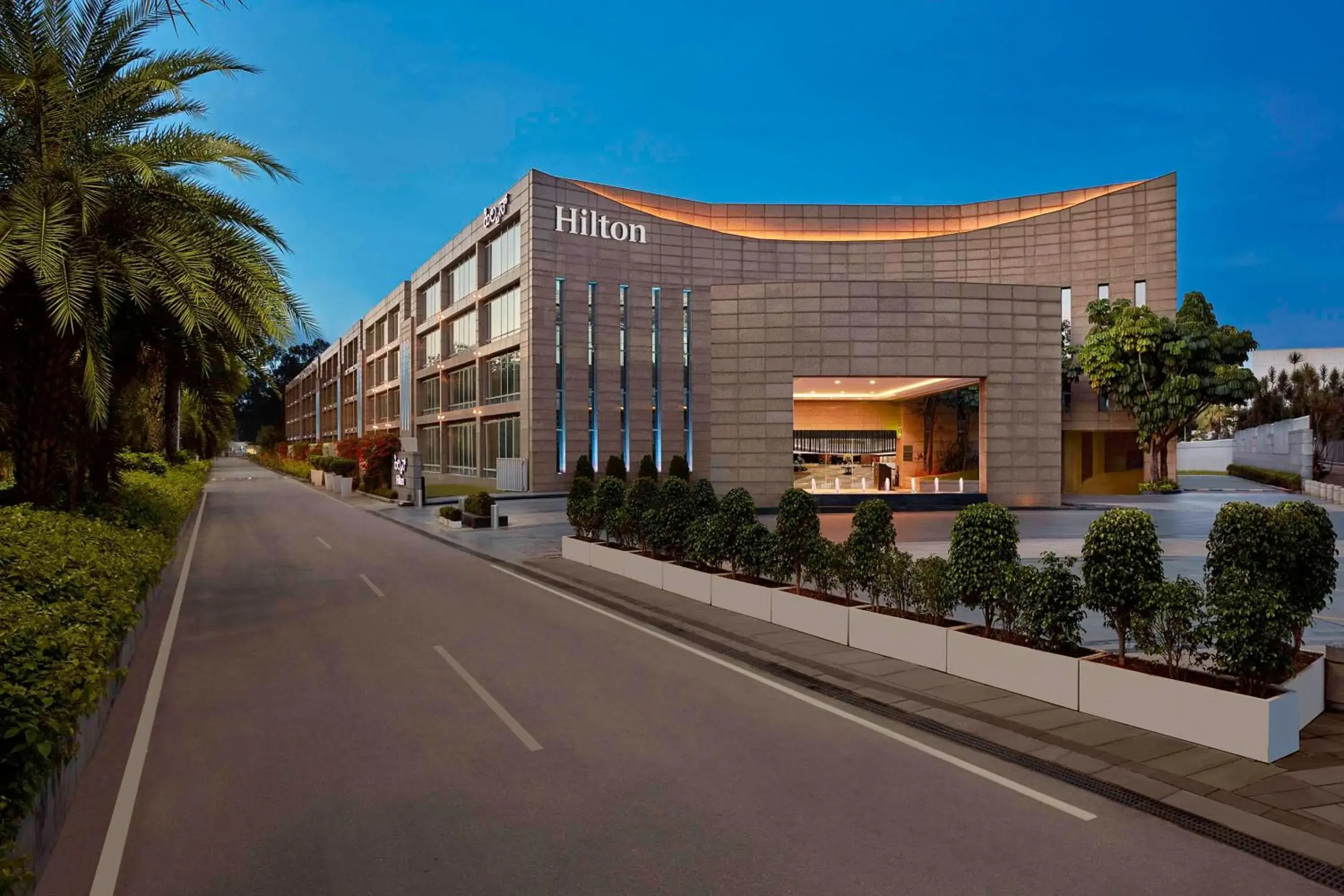 Facade/entrance in Hilton Bangalore Embassy GolfLinks Facade/entrance in Hilton Bangalore Embassy GolfLinks