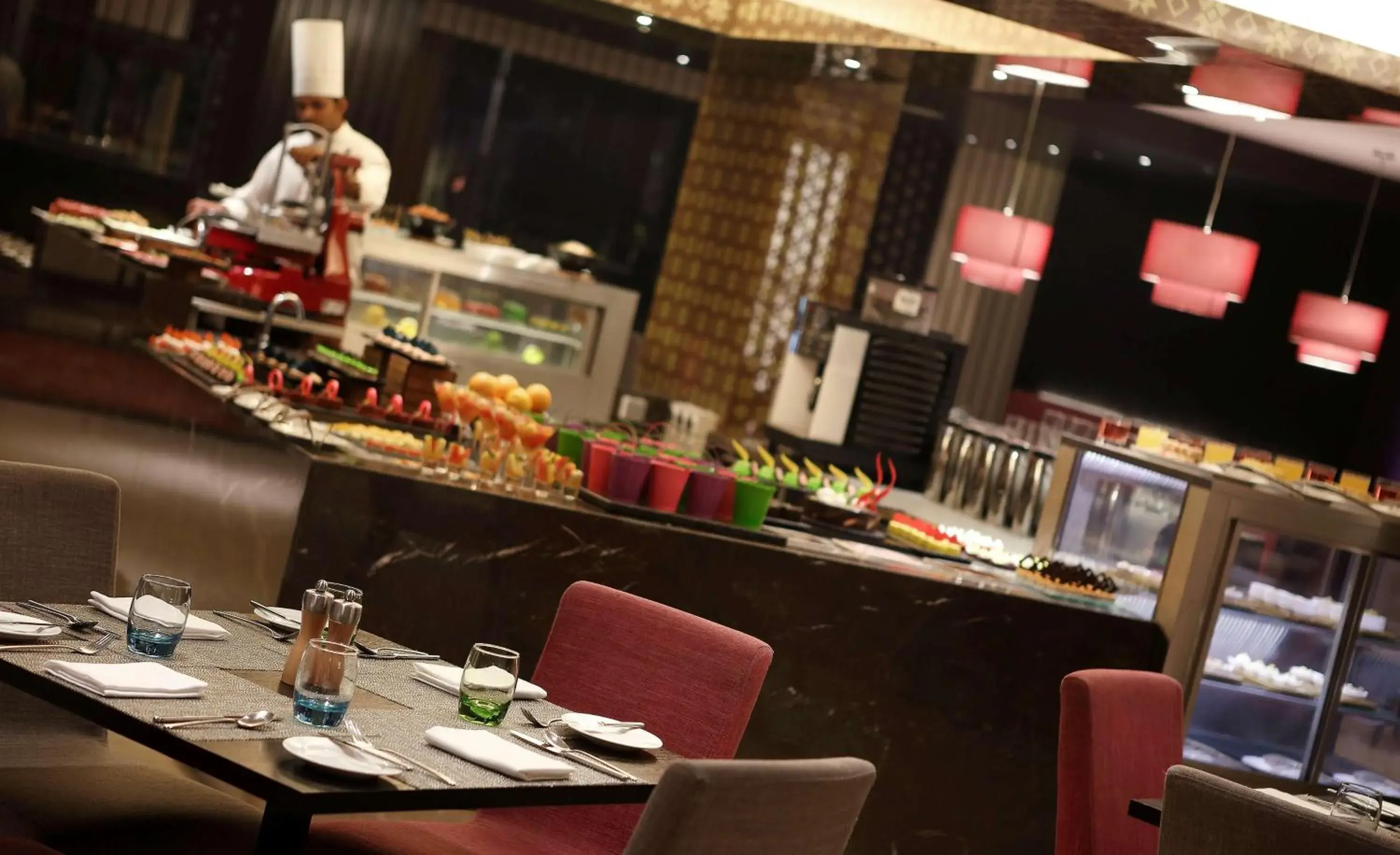 Restaurant/places to eat in Hilton Bangalore Embassy GolfLinks Restaurant/places to eat in Hilton Bangalore Embassy GolfLinks