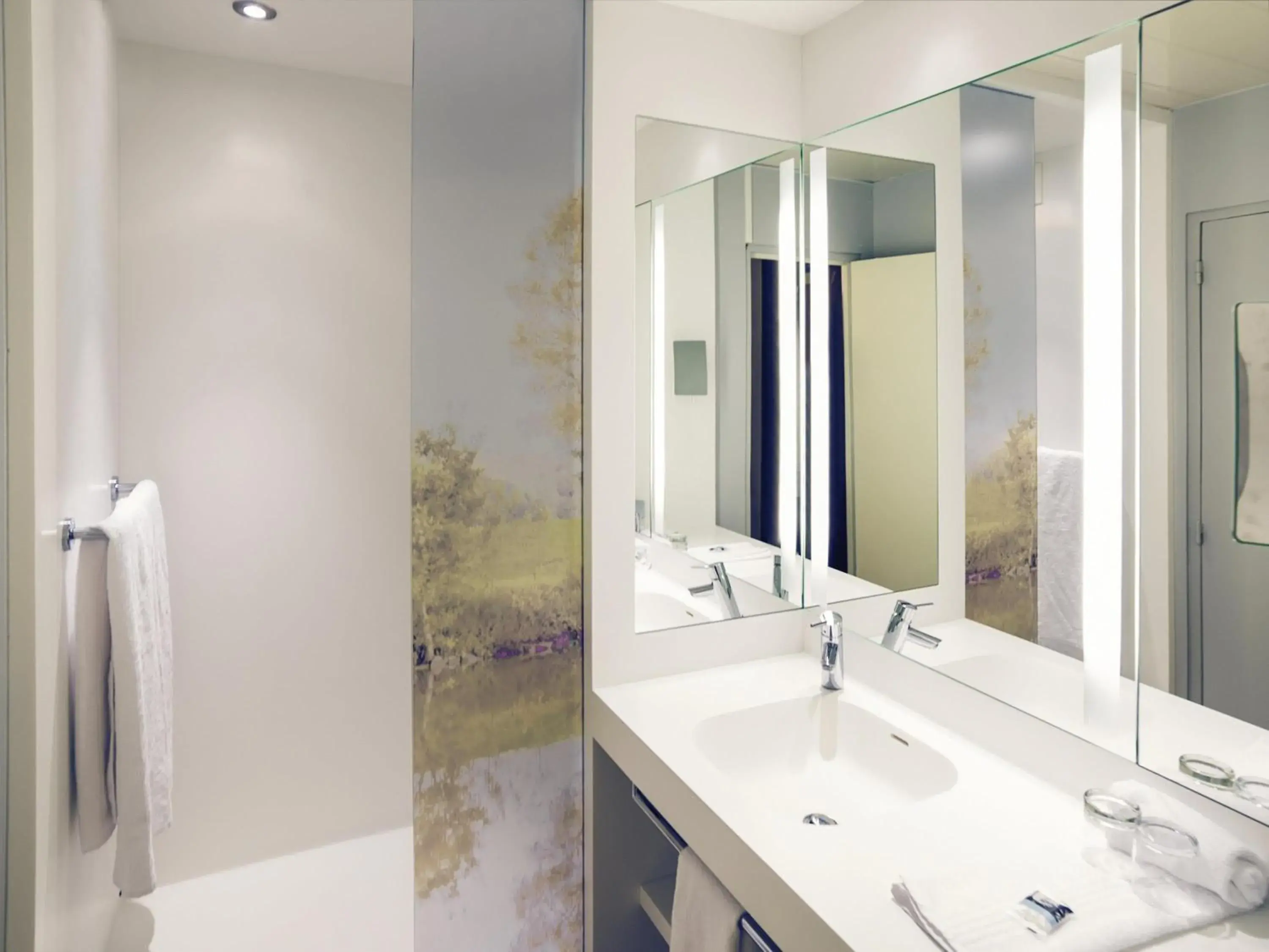 Bedroom in Hôtel Mercure Mâcon Bord de Saône Bedroom in Hôtel Mercure Mâcon Bord de Saône