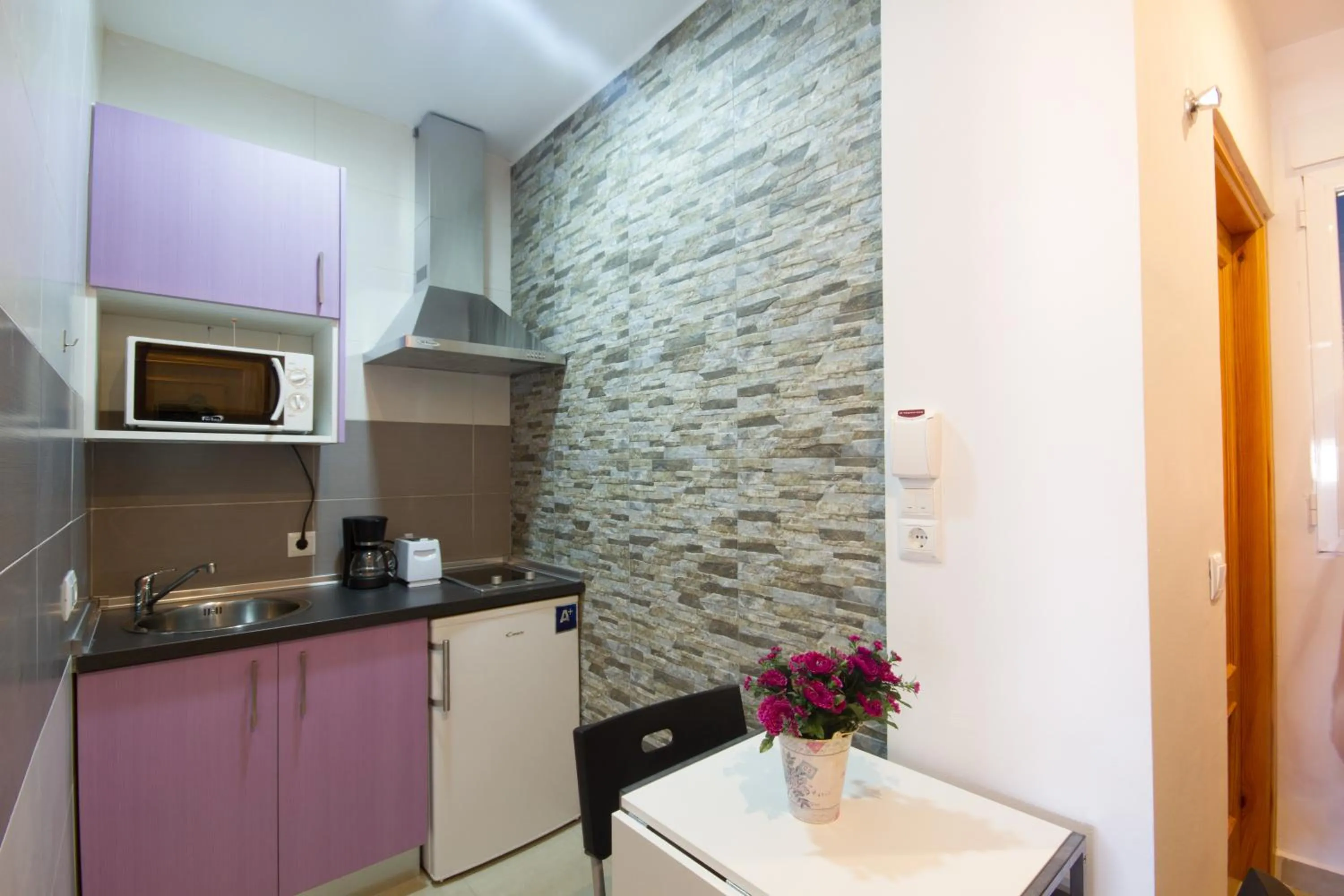 Kitchen or kitchenette in Apartamentos El Templo Suites