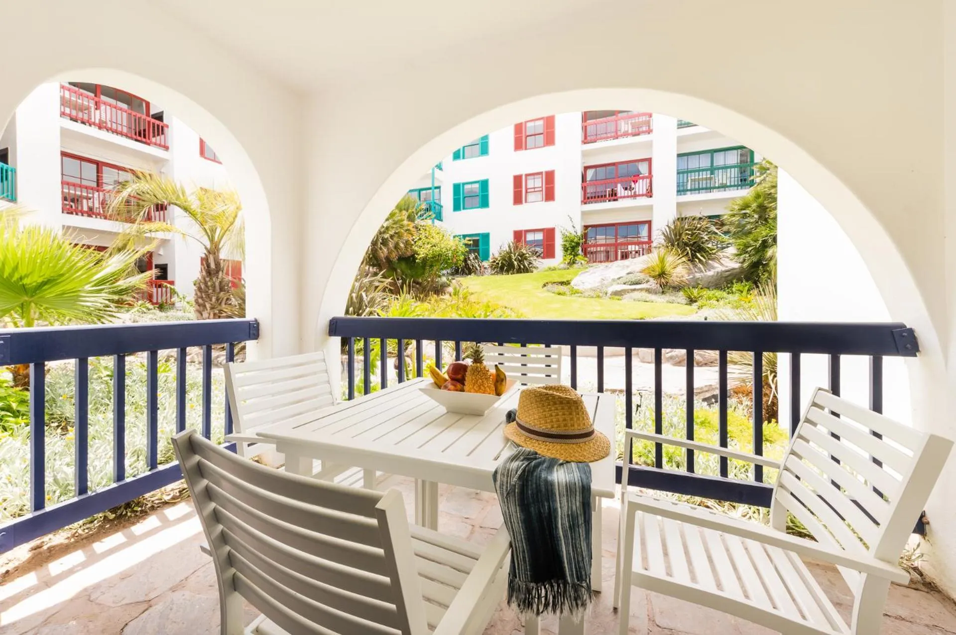 Patio in Club Mykonos Langebaan