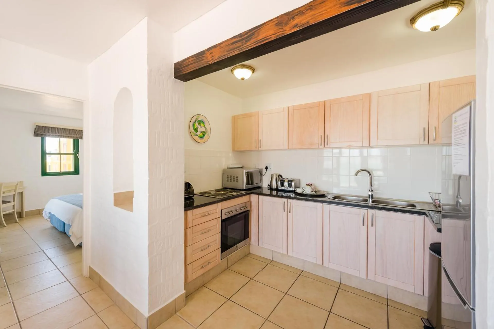 Kitchen or kitchenette in Club Mykonos Langebaan