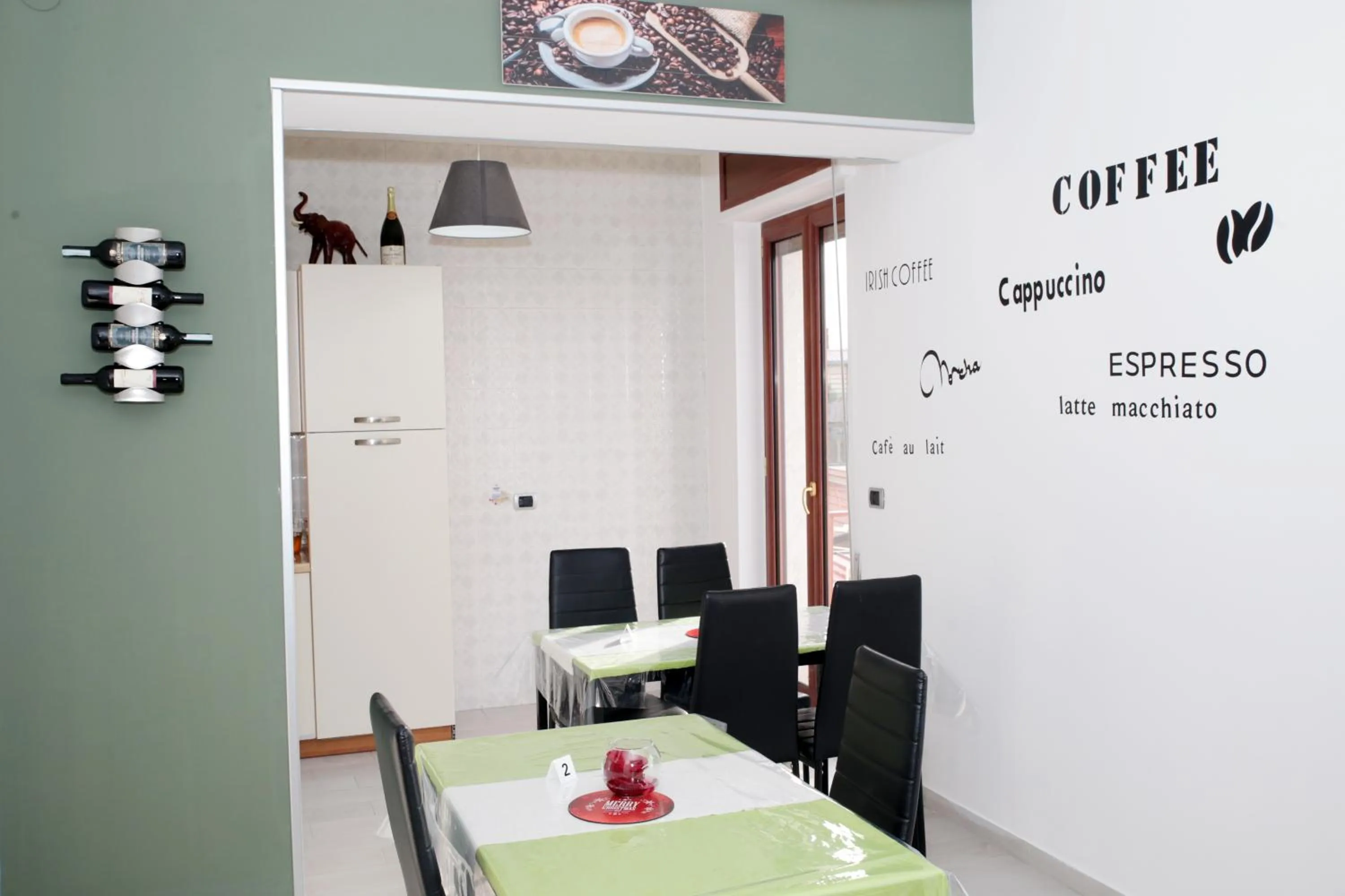 Dining area in B&B Magma