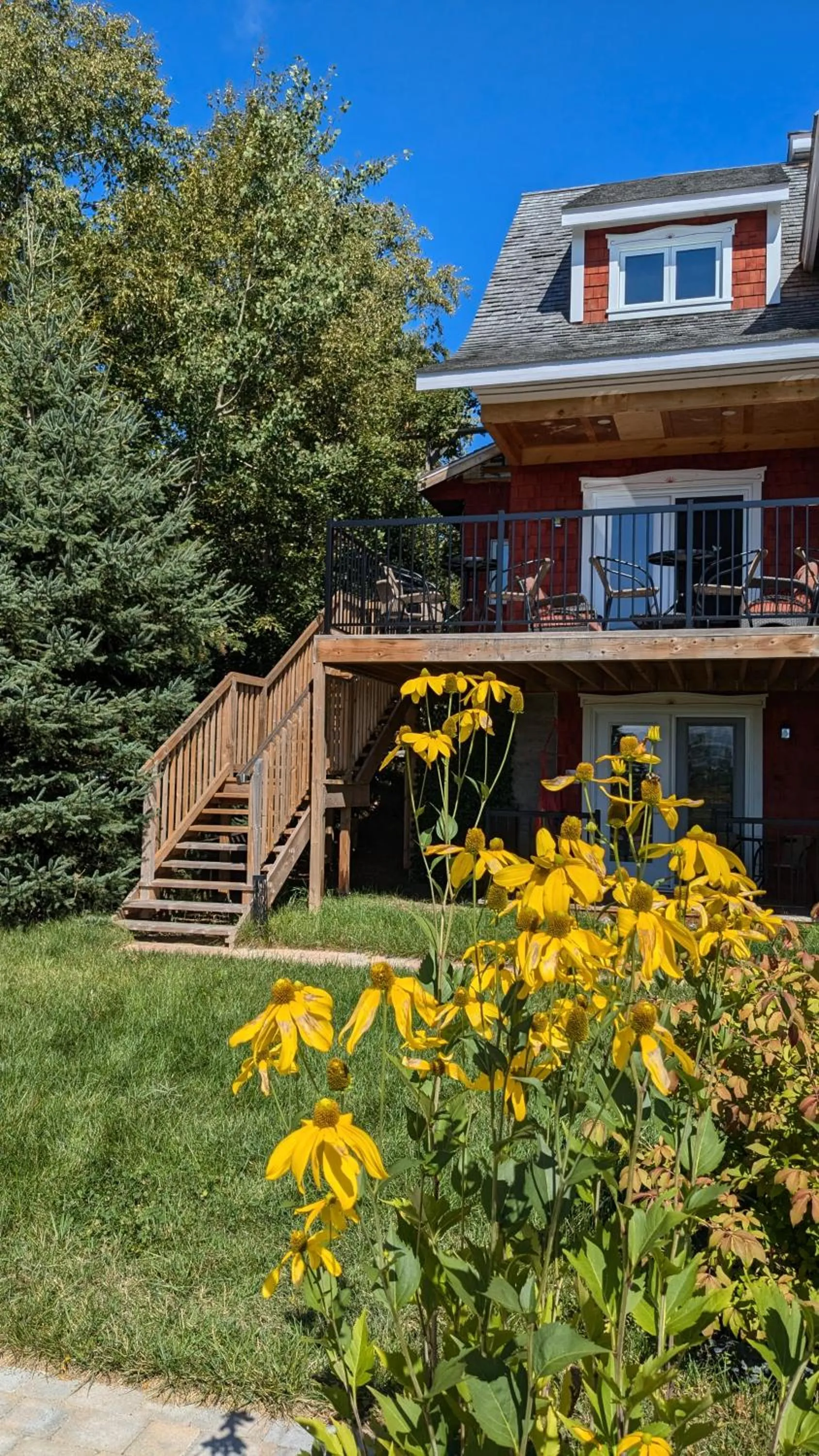 Garden in Au Cachalot Caché le gîte hôtel