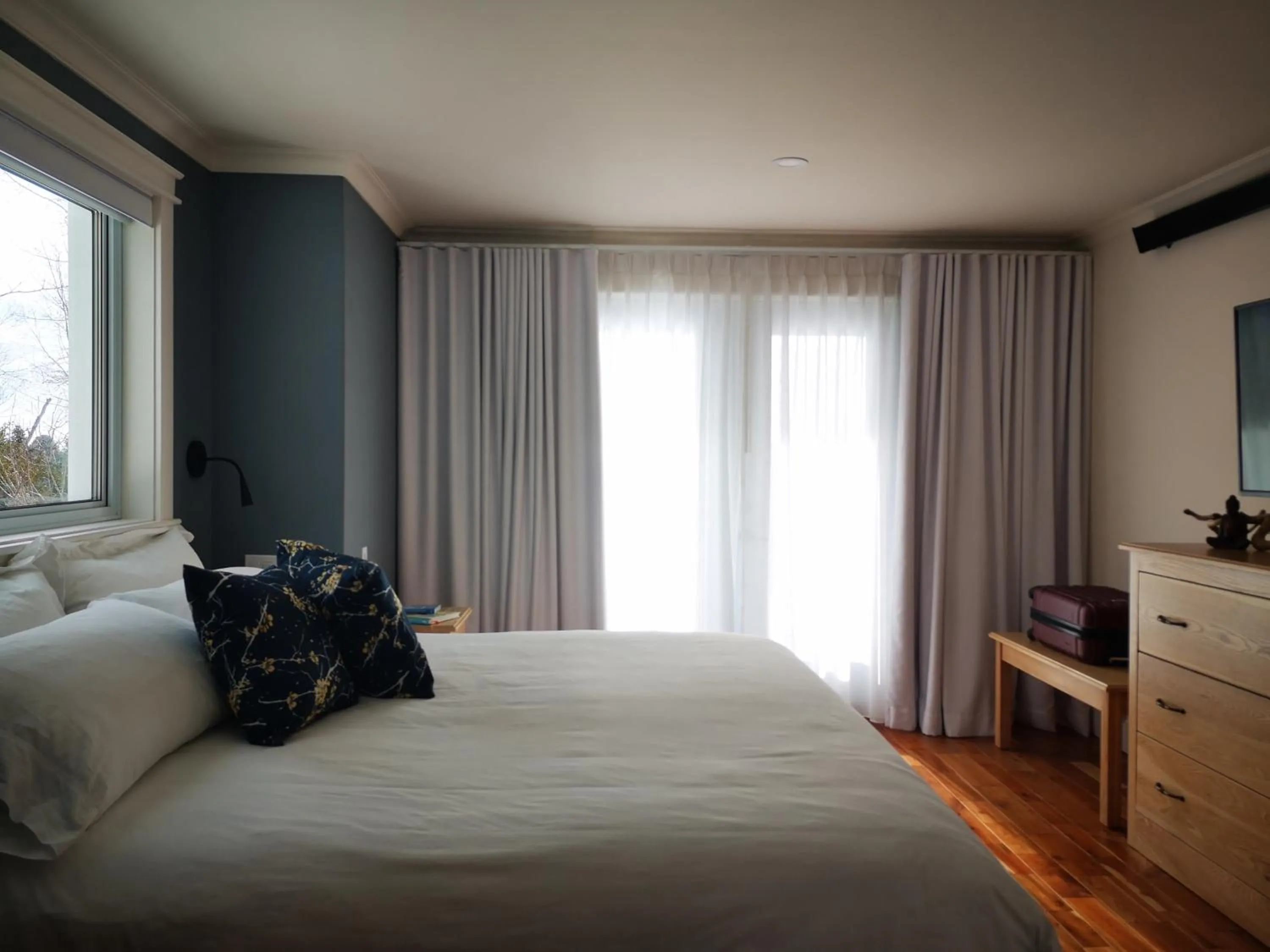 Bed in Au Cachalot Caché le gîte hôtel