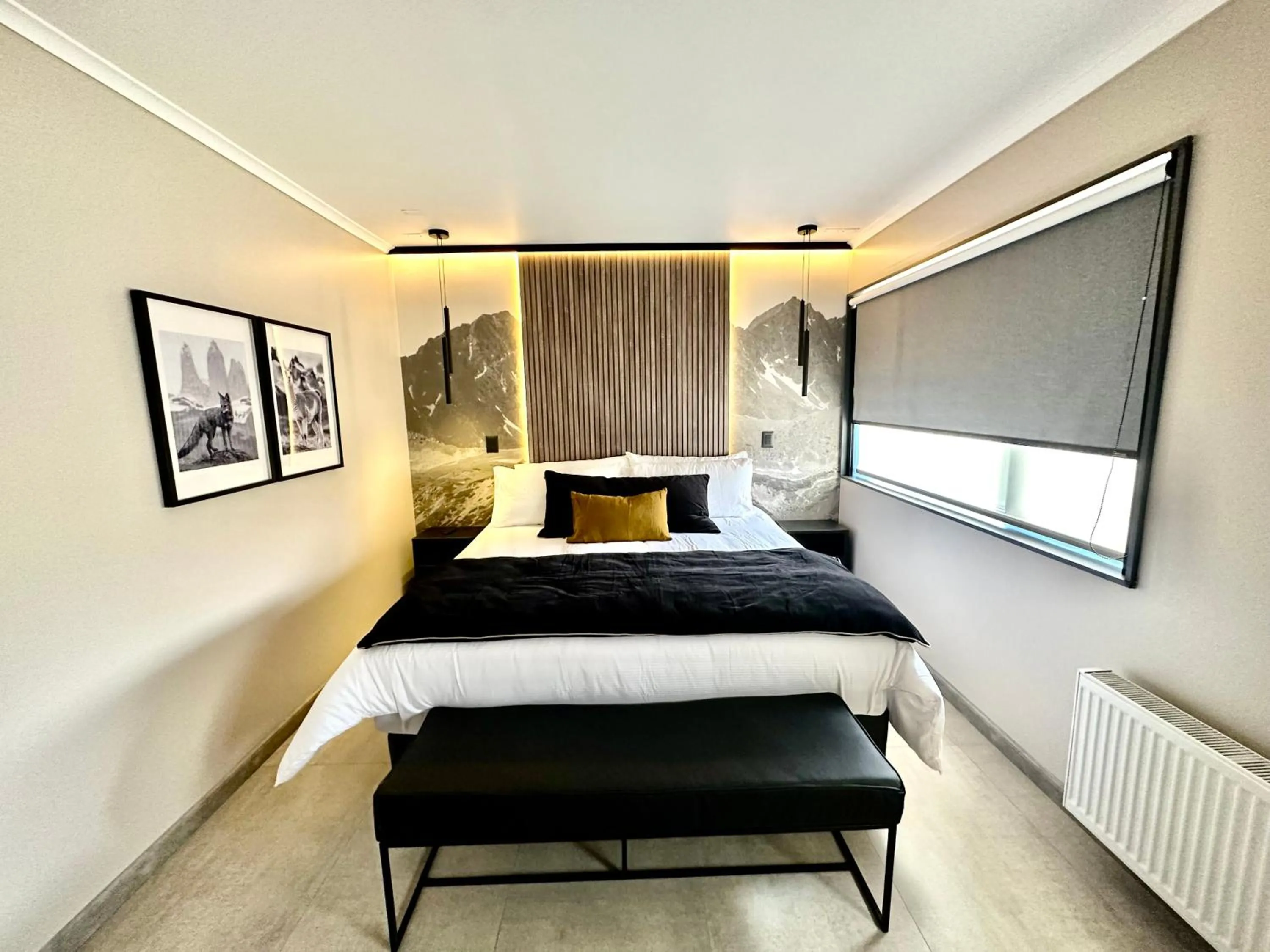 Bed in Patagonia Hotel & Apart Suite