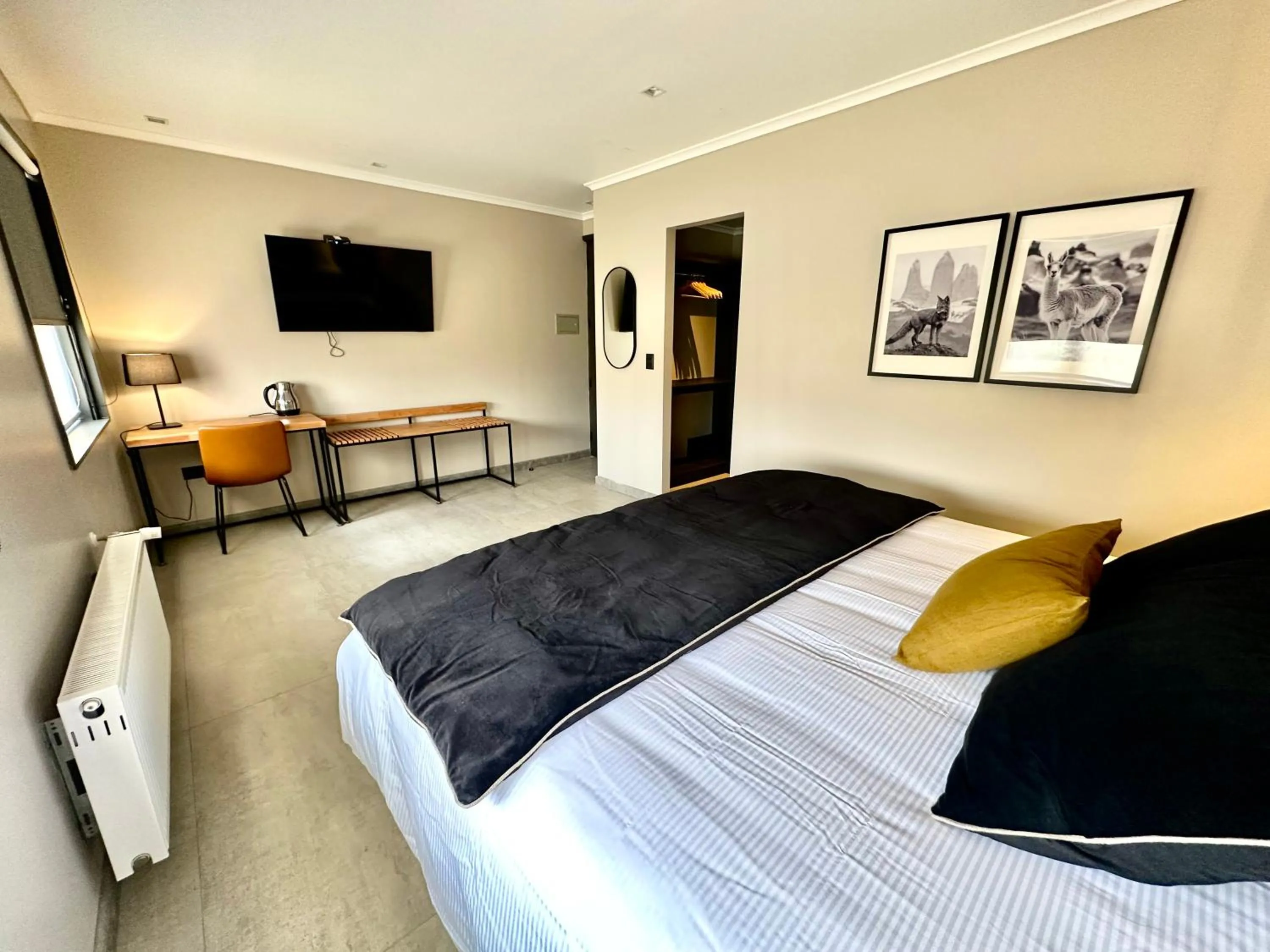 Bed in Patagonia Hotel & Apart Suite