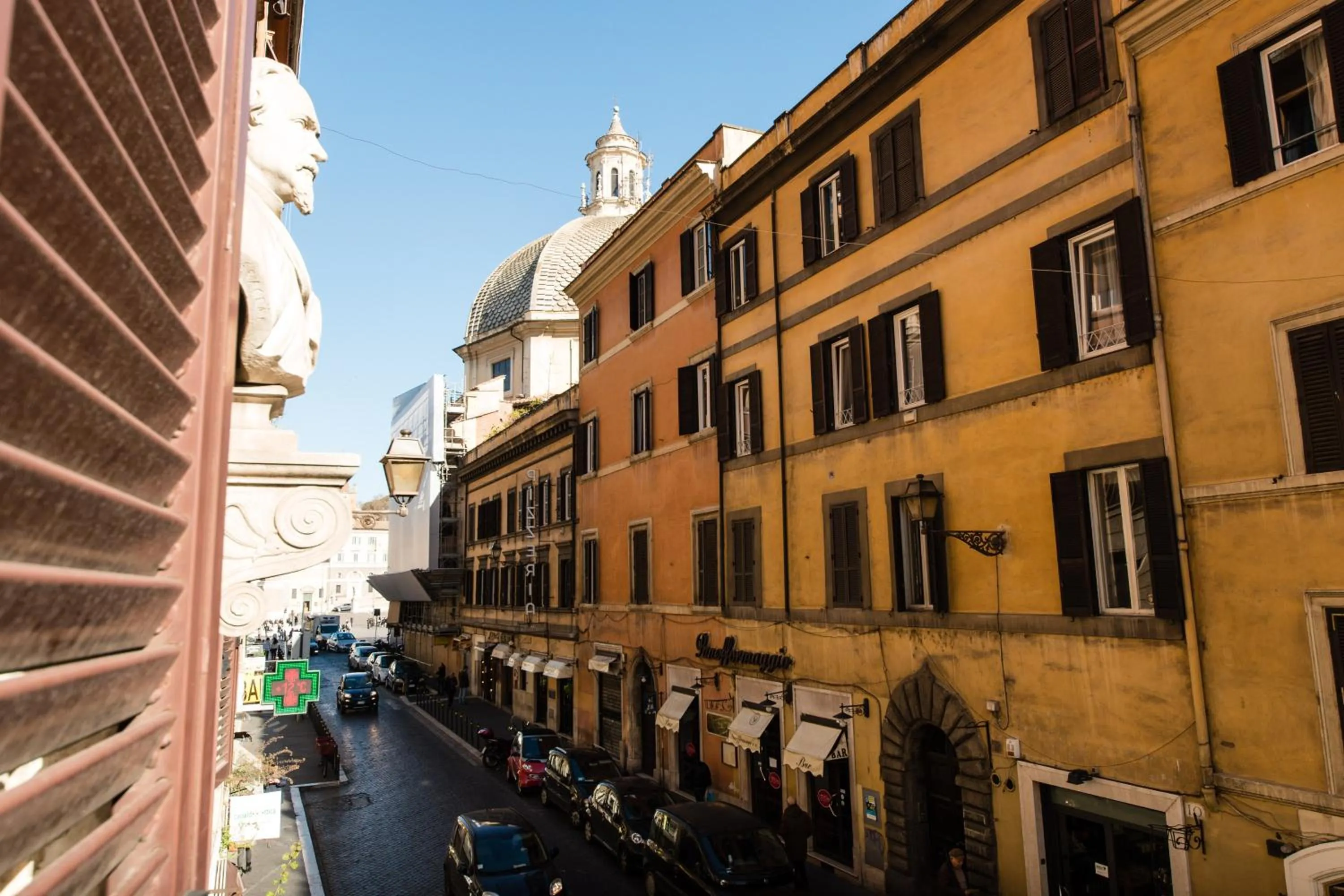 City view in Ripetta Rooms