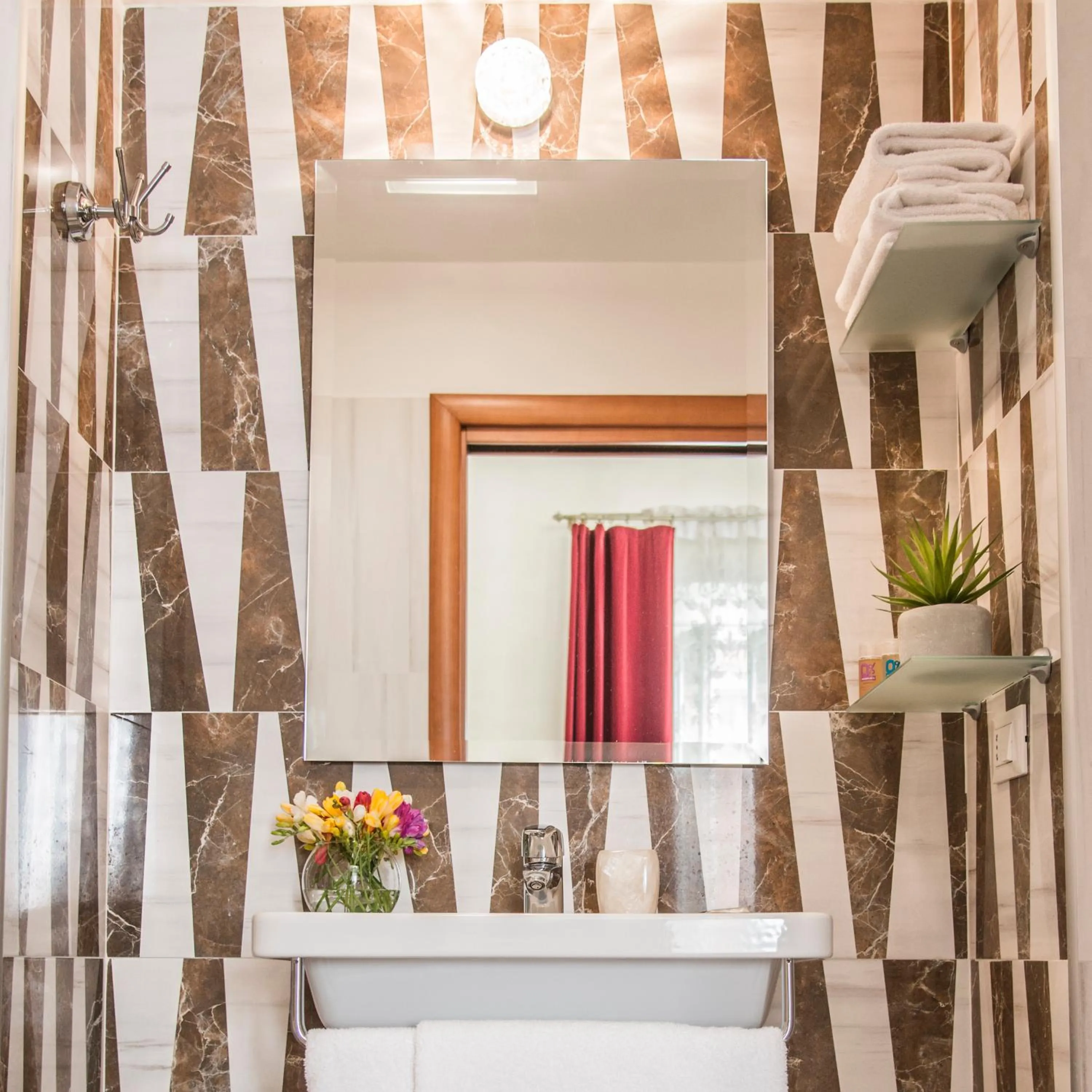 Bathroom in Ripetta Rooms