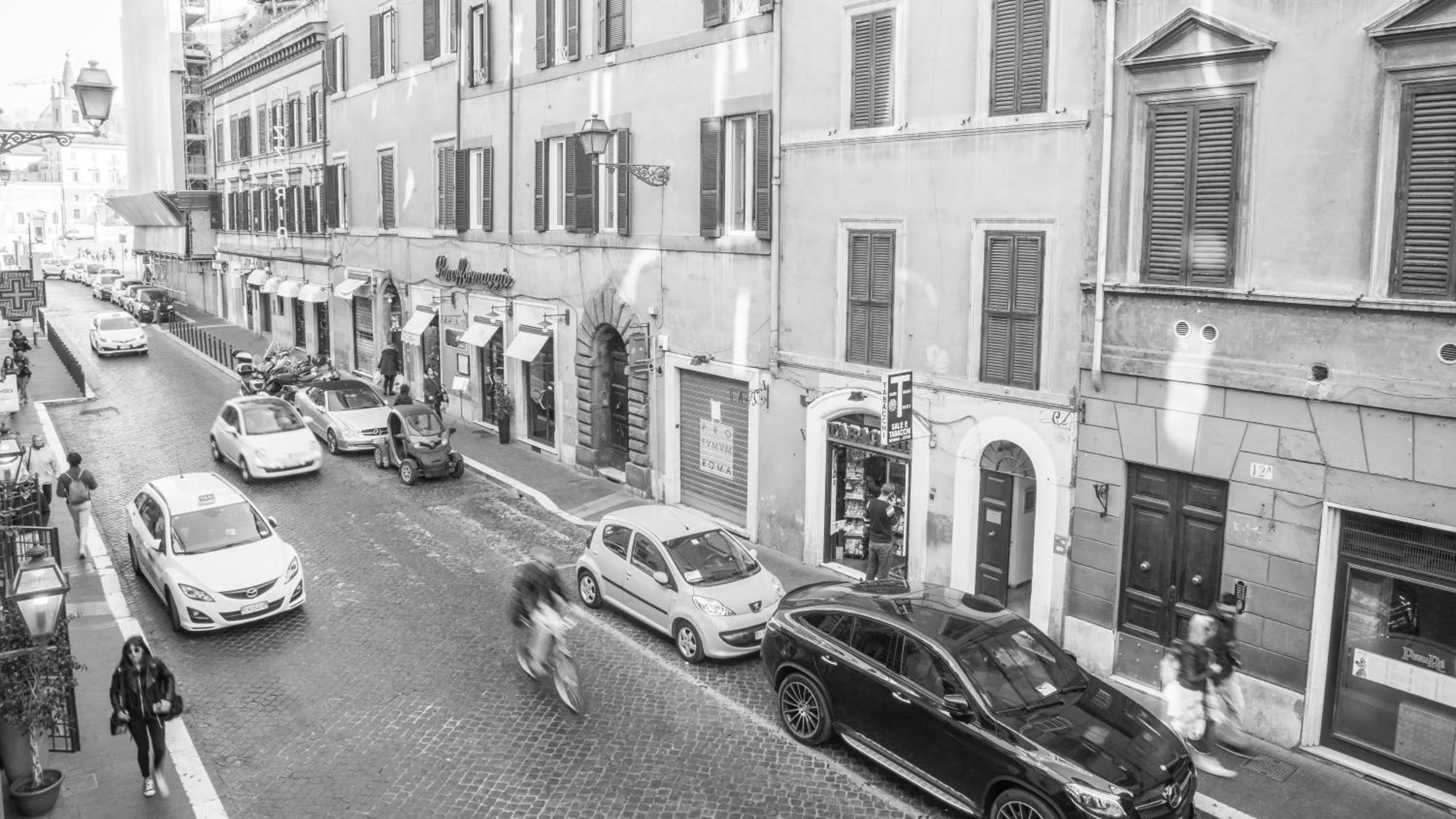 City view in Ripetta Rooms