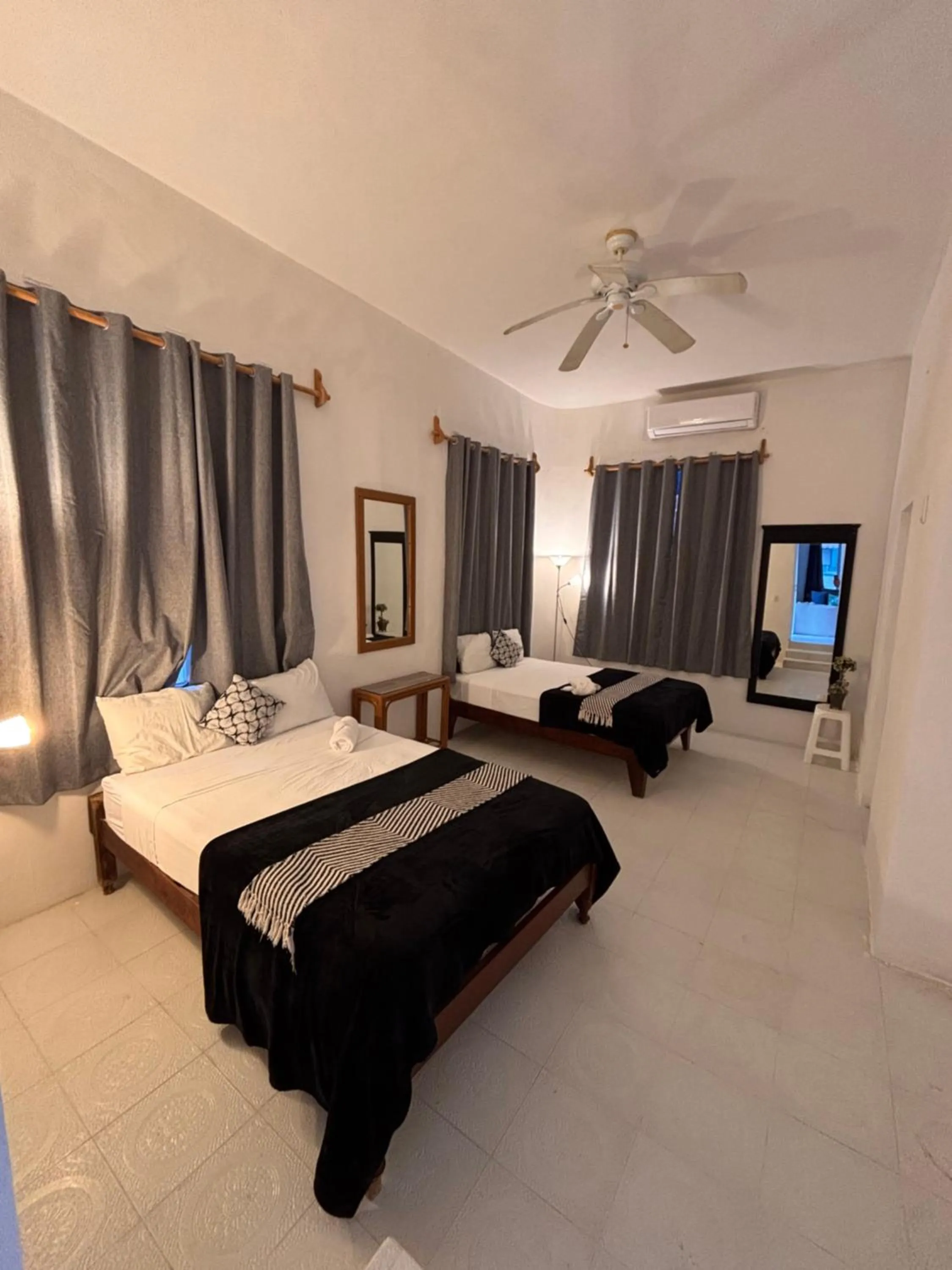Bed in Hotel Mittoz Holbox