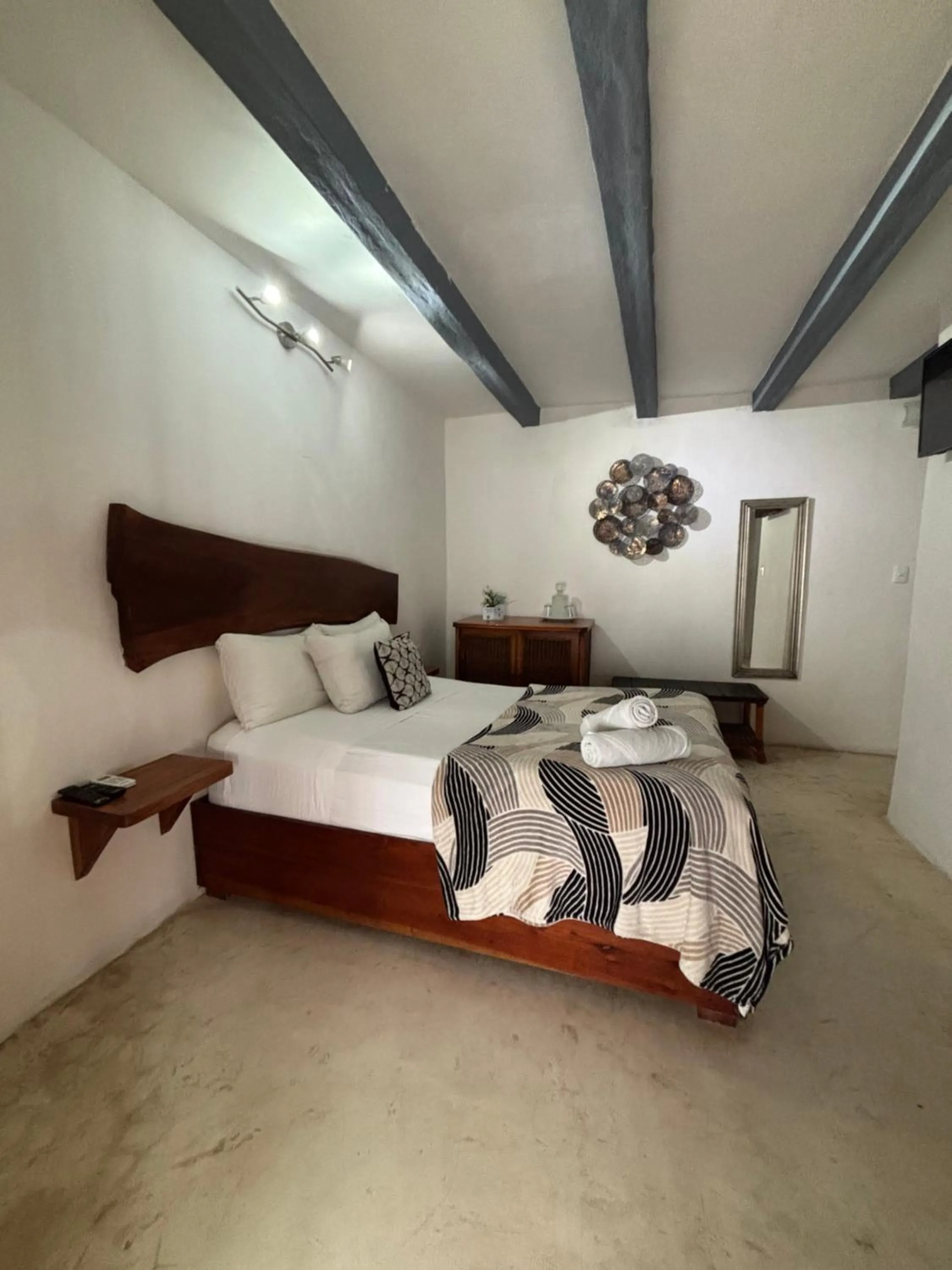 Bed in Hotel Mittoz Holbox