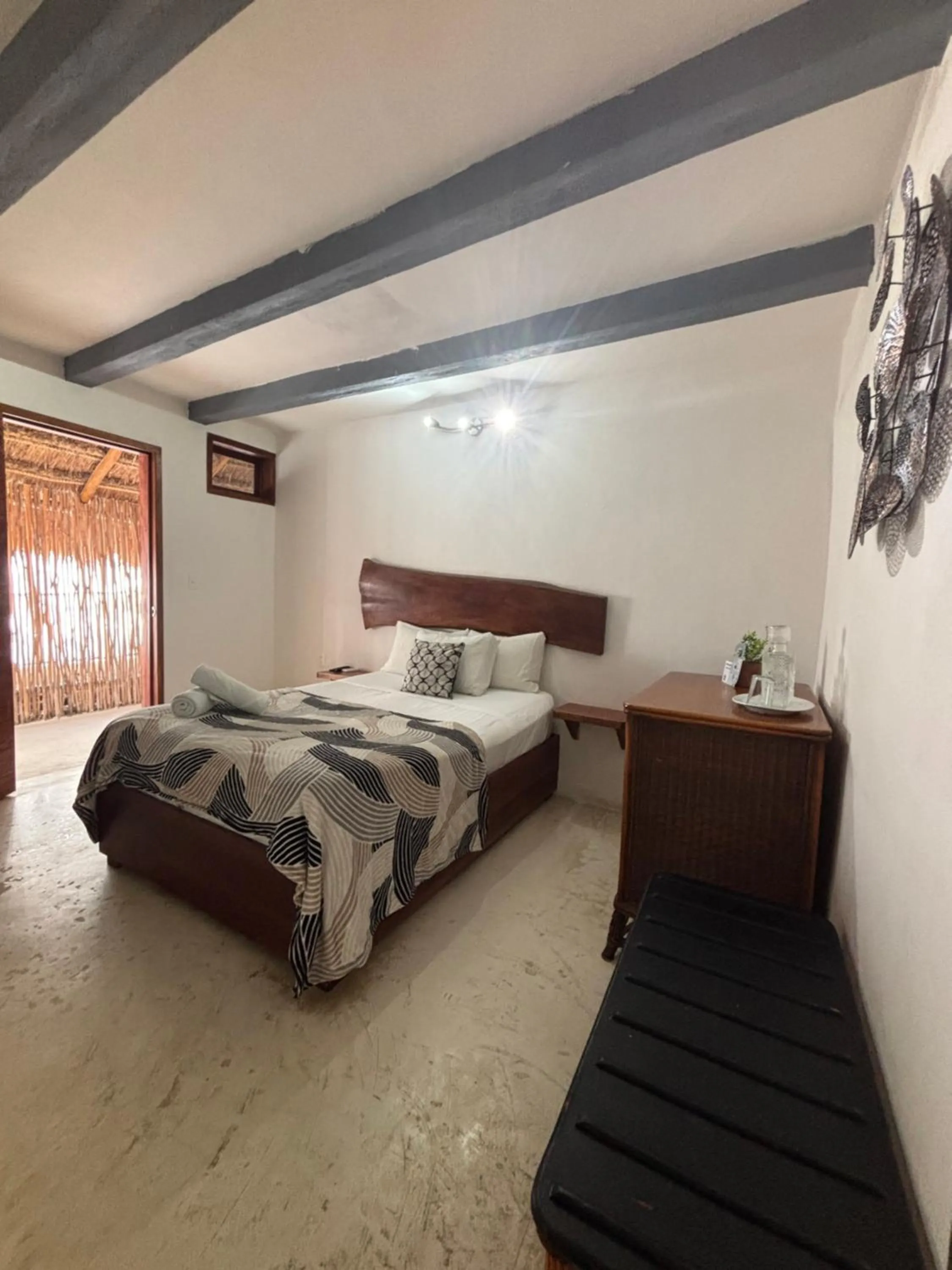 Bed in Hotel Mittoz Holbox