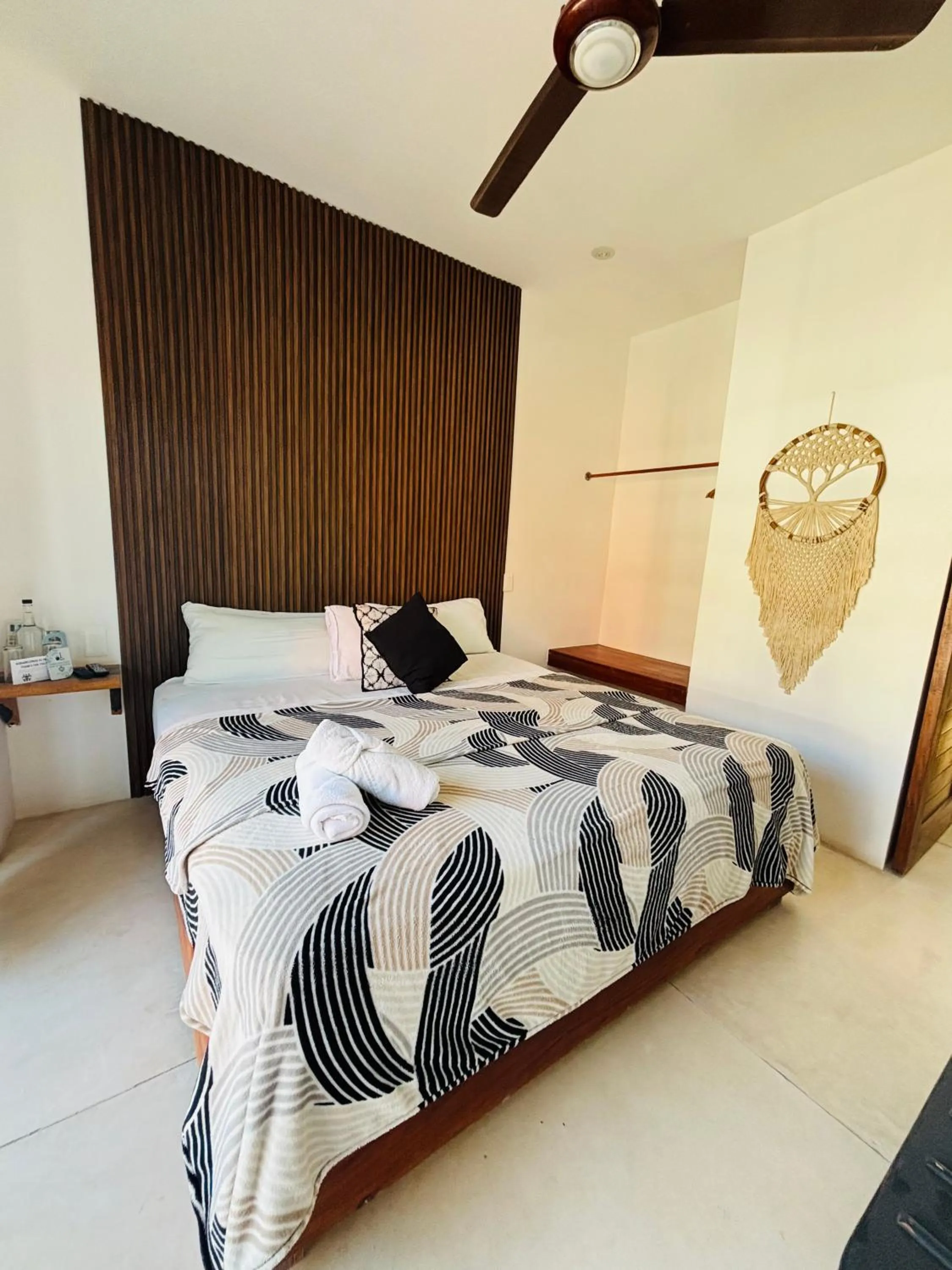 Bed in Hotel Mittoz Holbox
