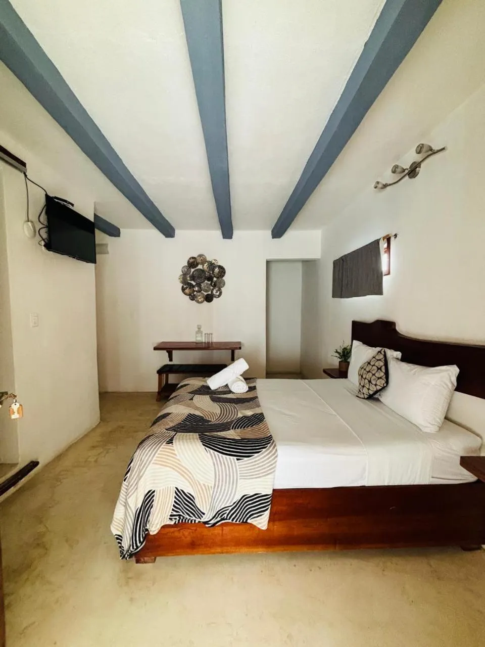 Bed in Hotel Mittoz Holbox