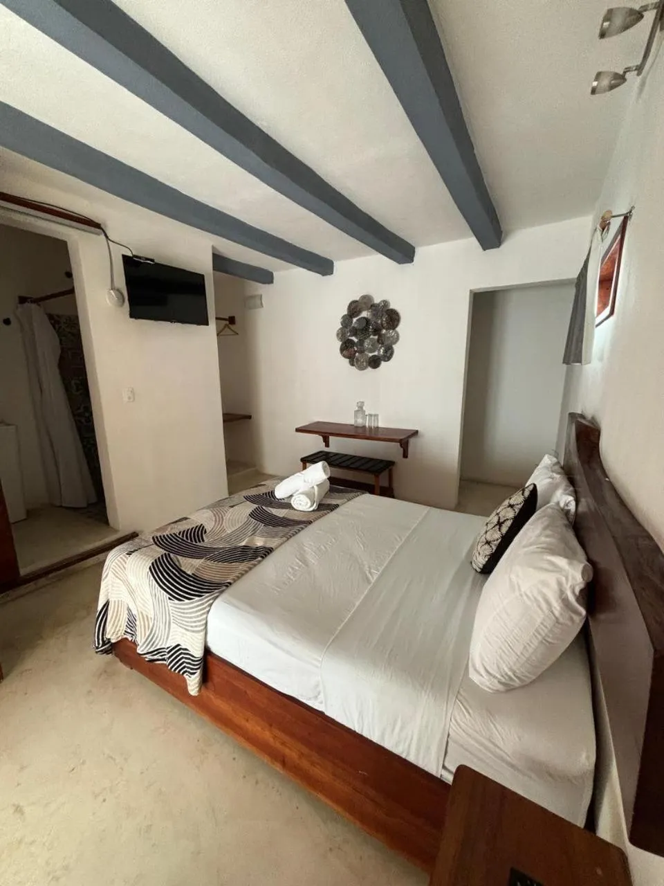 Bed in Hotel Mittoz Holbox