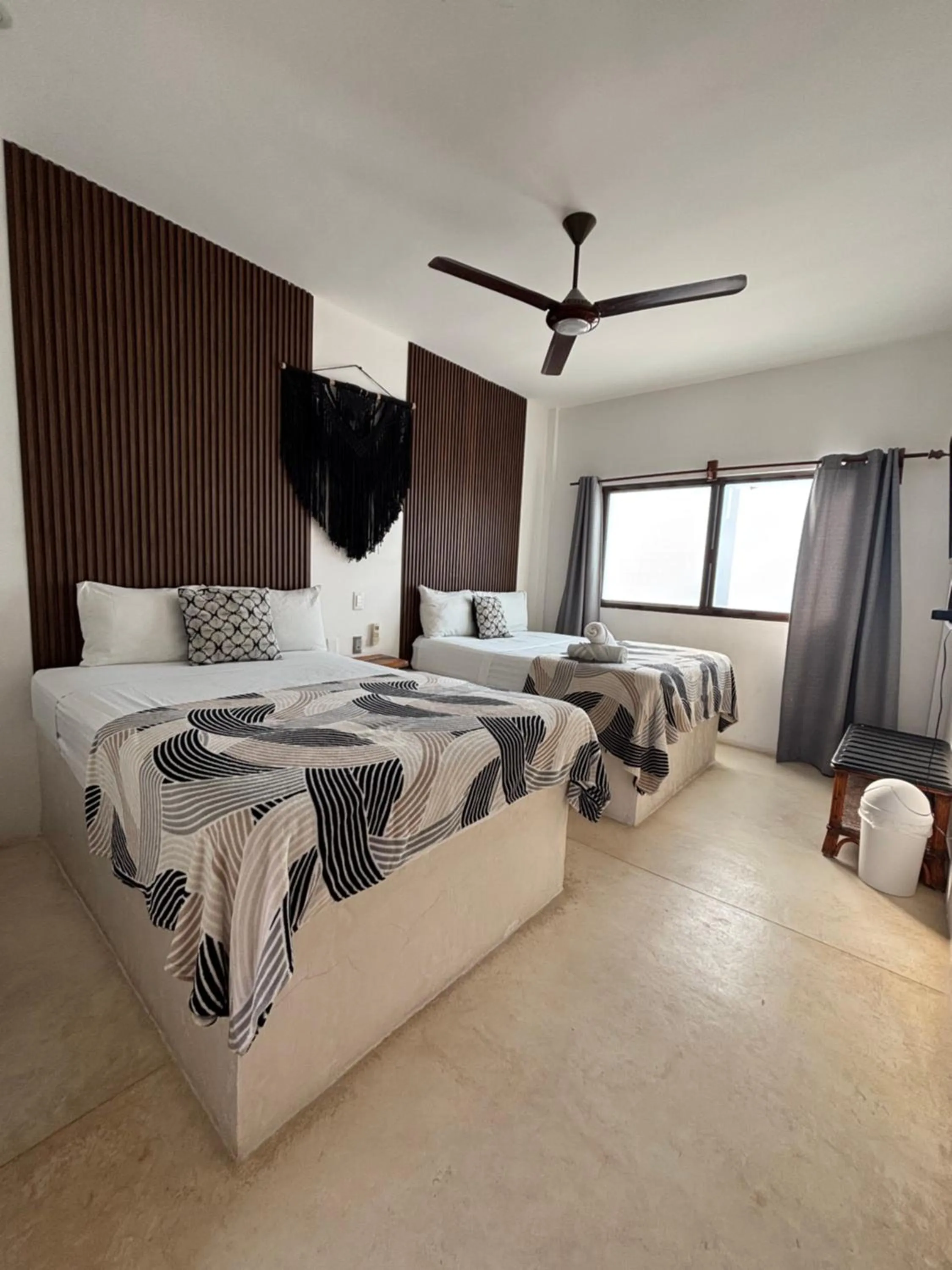 Bed in Hotel Mittoz Holbox