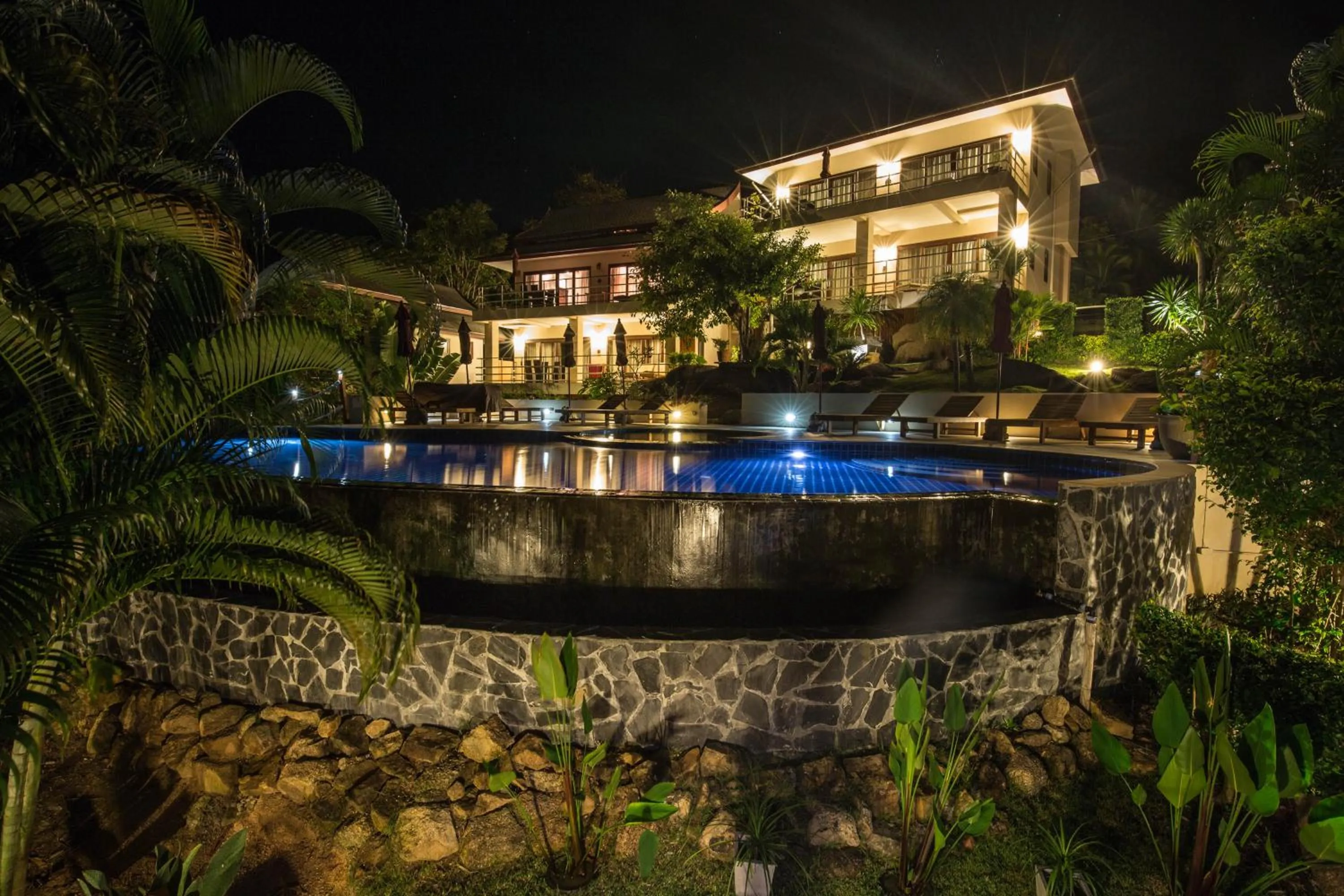 Garden view in Koh Phangan Pavilions Serviced Apartments