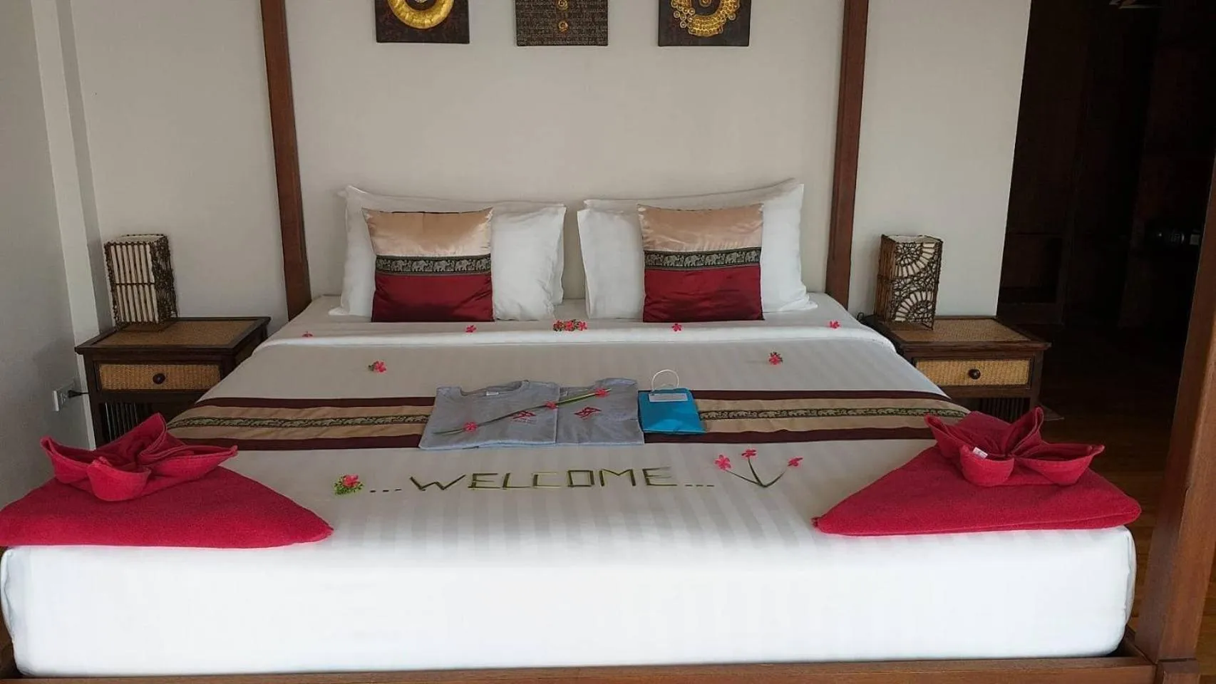 Breakfast, Bed in Koh Phangan Pavilions Serviced Apartments