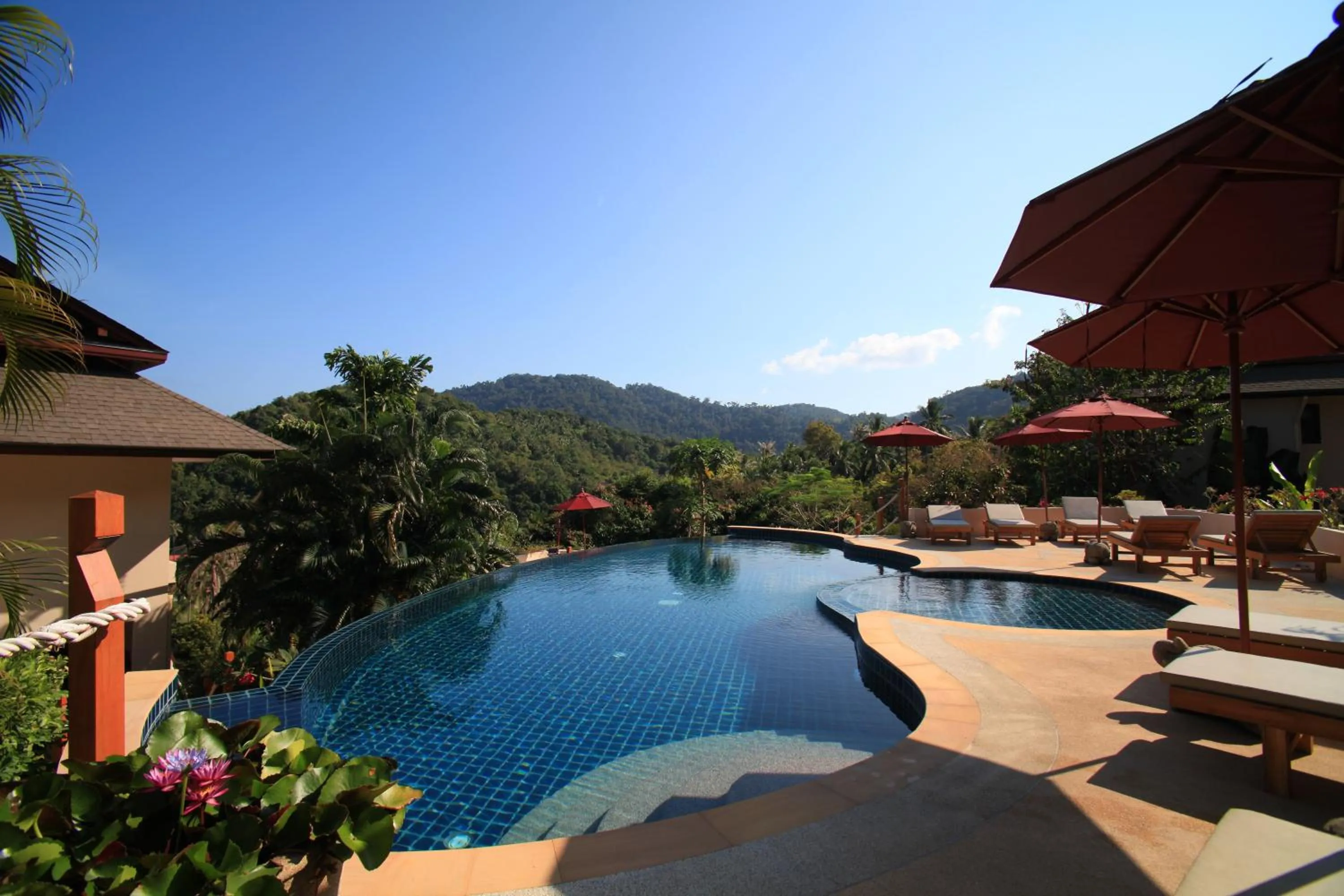 Swimming pool in Koh Phangan Pavilions Serviced Apartments