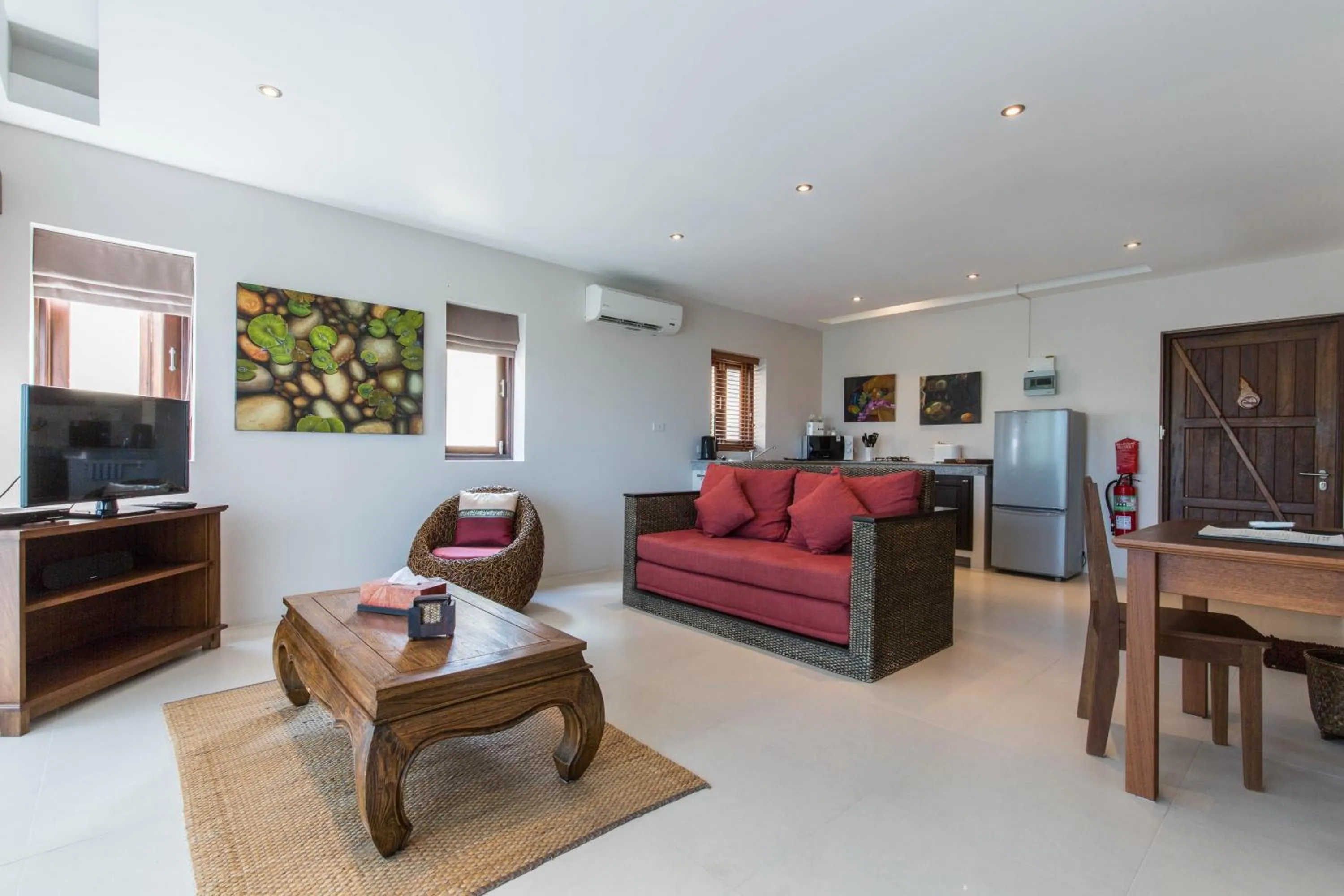 Living room in Koh Phangan Pavilions Serviced Apartments